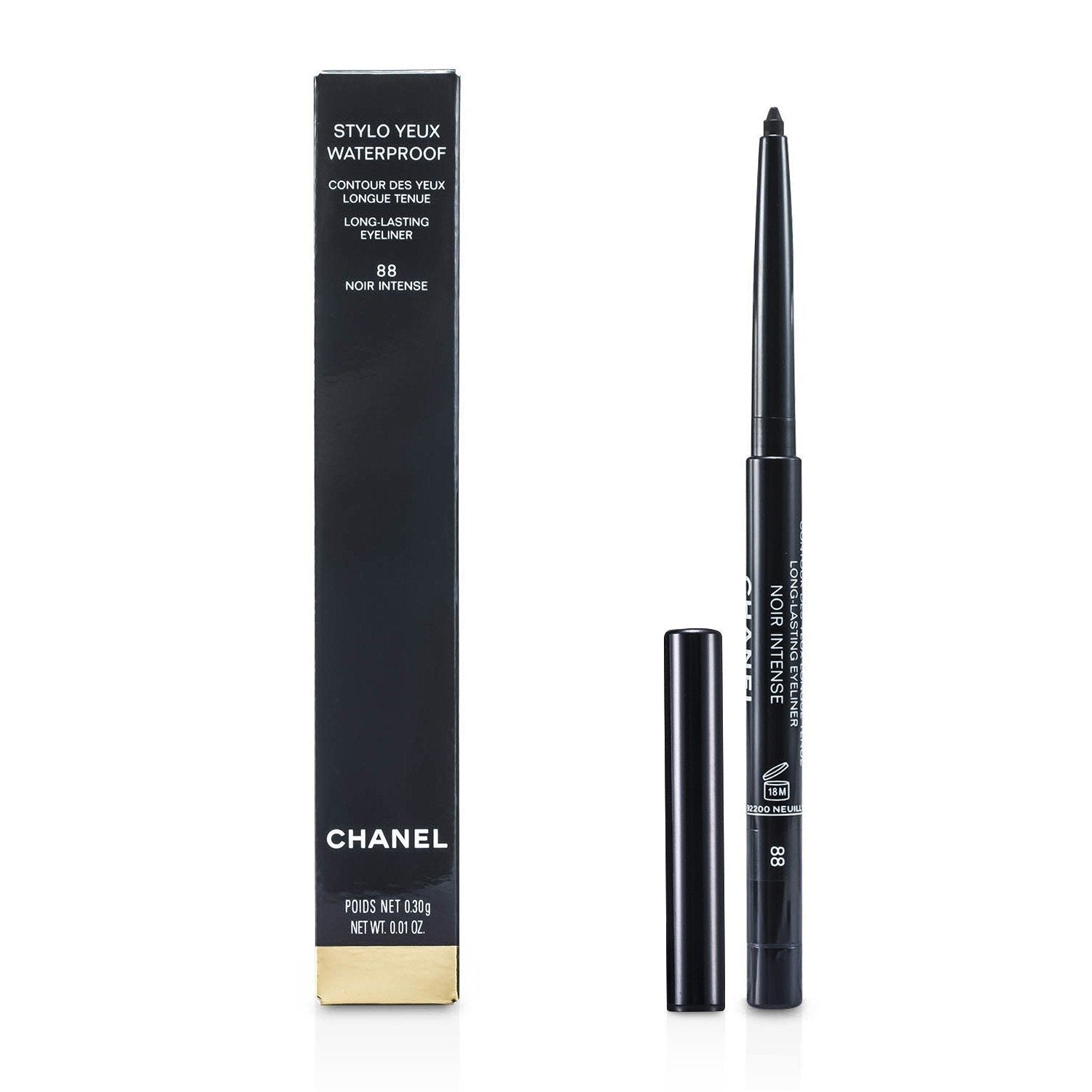 Chanel Stylo Yeux Waterproof - # 88 Noir Intense 0.3g/0.01oz