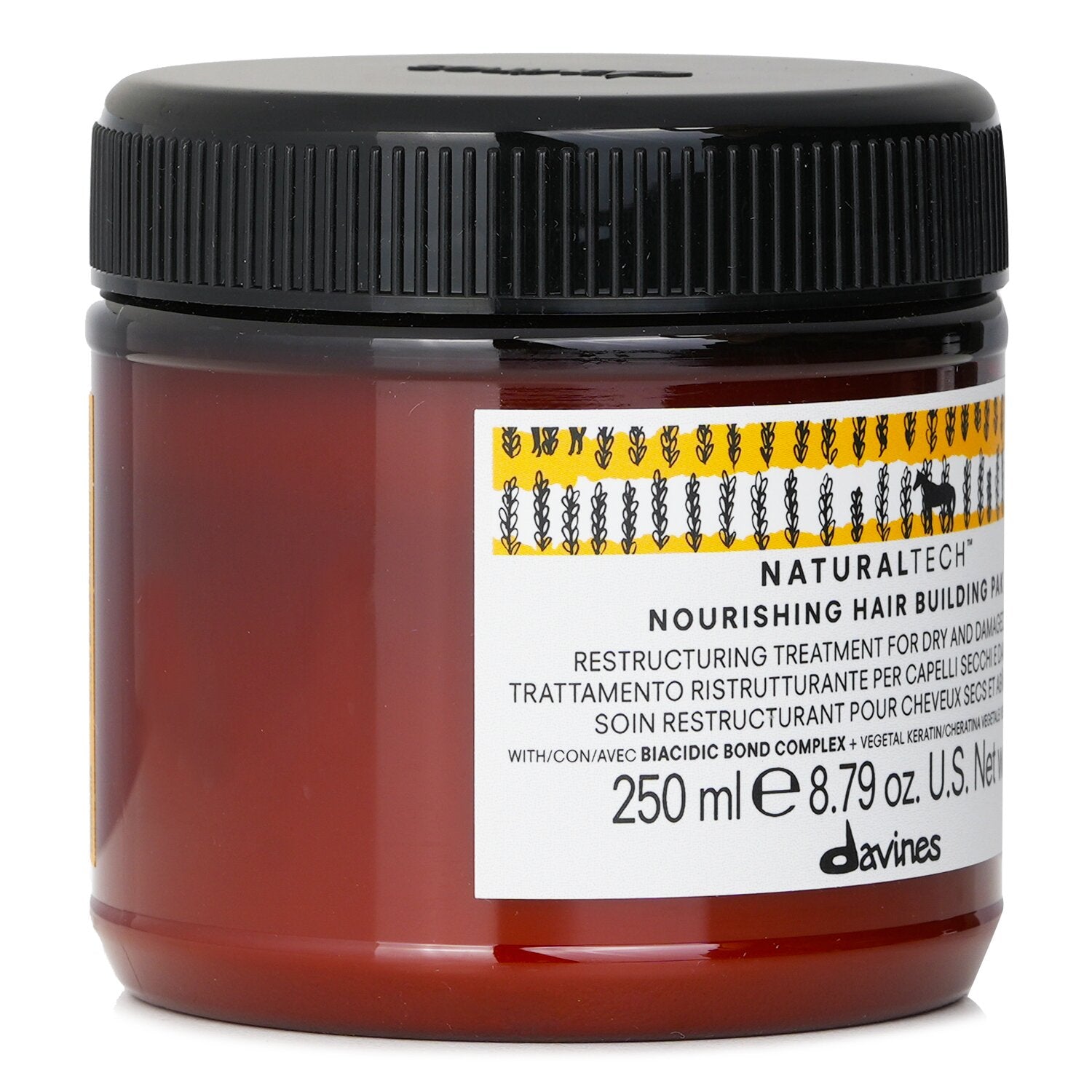 Davines Natural Tech Nourishing Hair Building Pak (For Dry, Damaged Hair) 250ml/