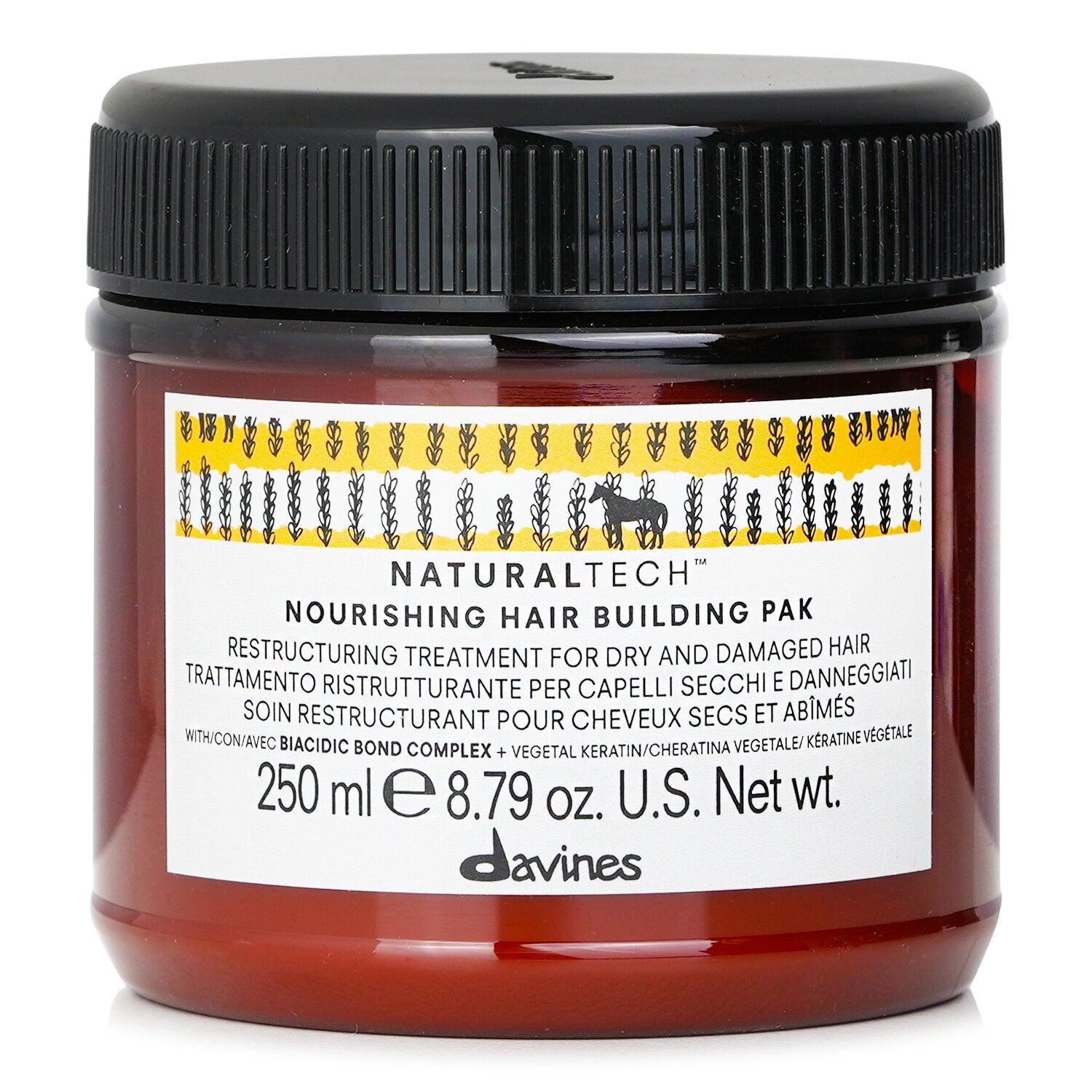 Davines Natural Tech Nourishing Hair Building Pak (For Dry, Damaged Hair) 250ml/