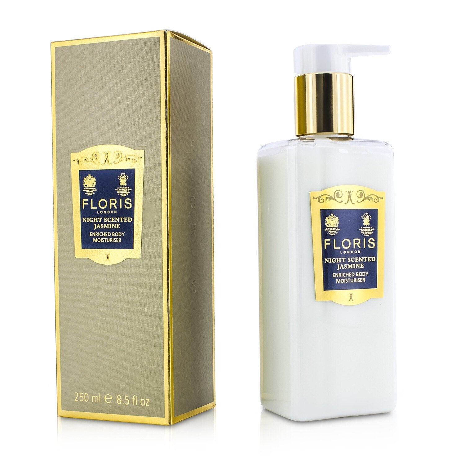 Floris Night Scented Jasmine Enriched Body Moisturiser 250ml/8.5oz