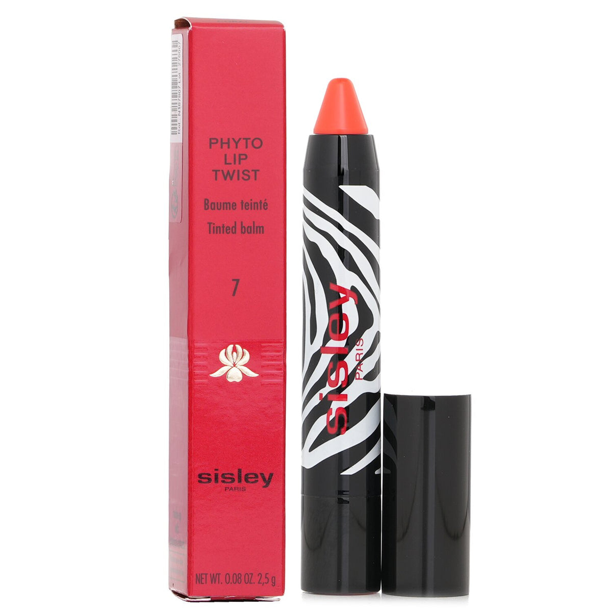 Sisley Phyto Lip Twist - # 7 Coral 2.5g/0.08oz