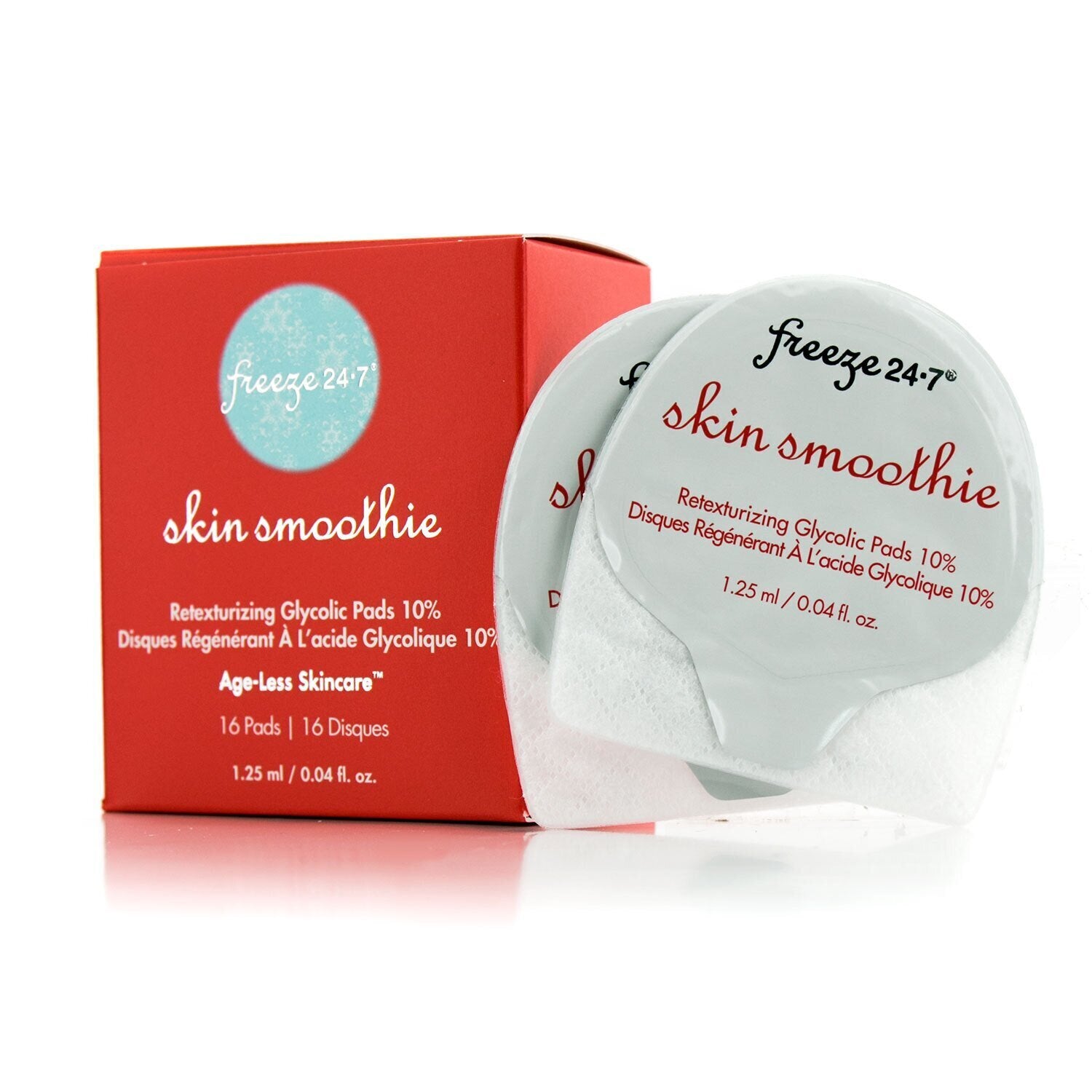 Freeze 24/7 Skin Smoothie Retexturizing Glycolic Pads 10% 16 Pads