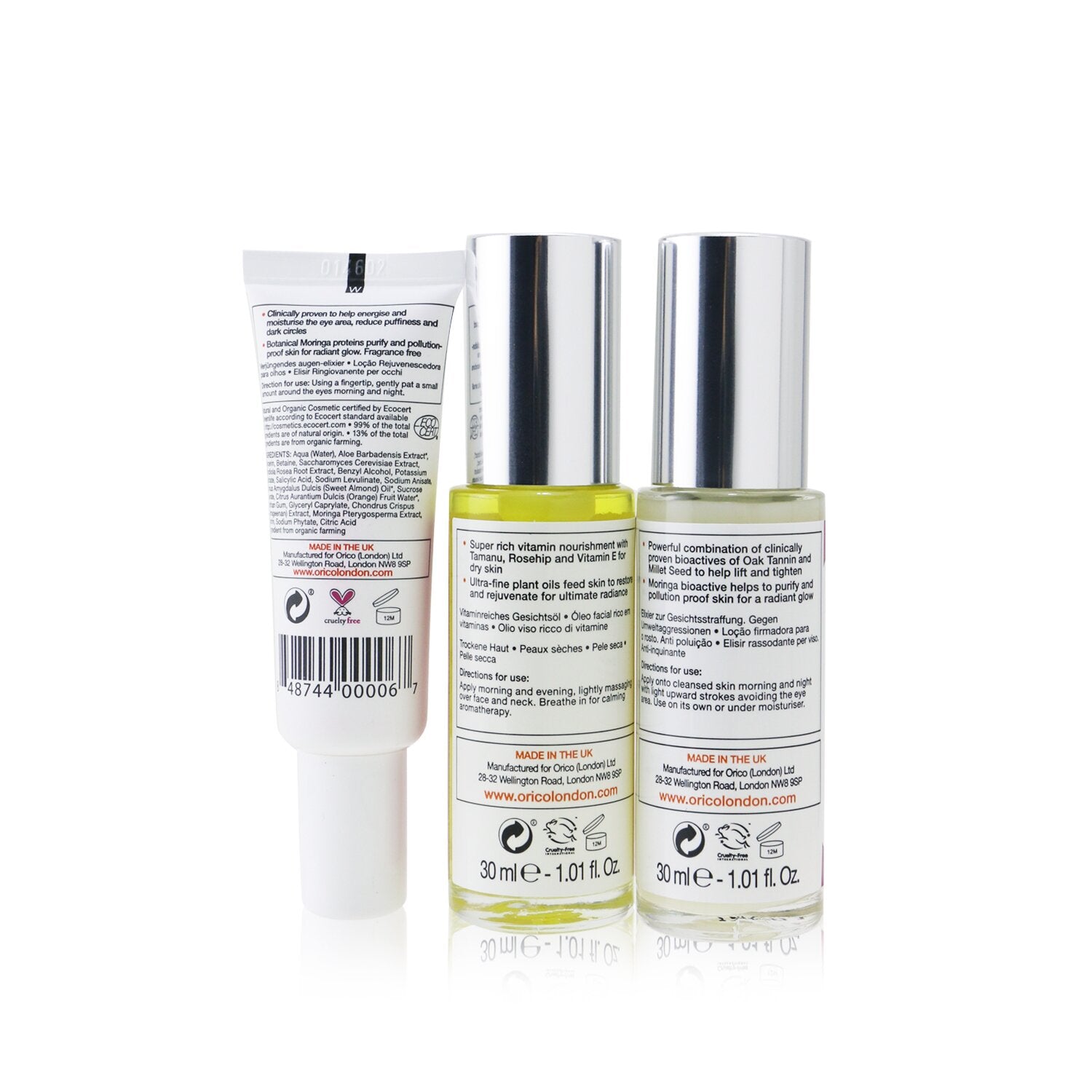 Orico London Age Resist Trio: Face Oil 30ml/1.01oz + Firming Elixir 30ml/1.01oz