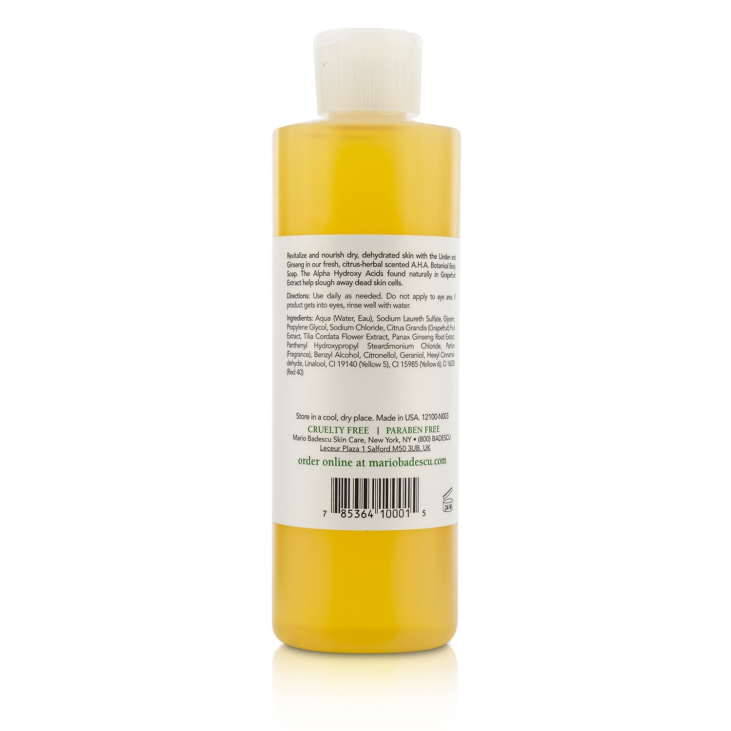 Mario Badescu A.H.A. Botanical Body Soap - For All Skin Types 236ml/8oz