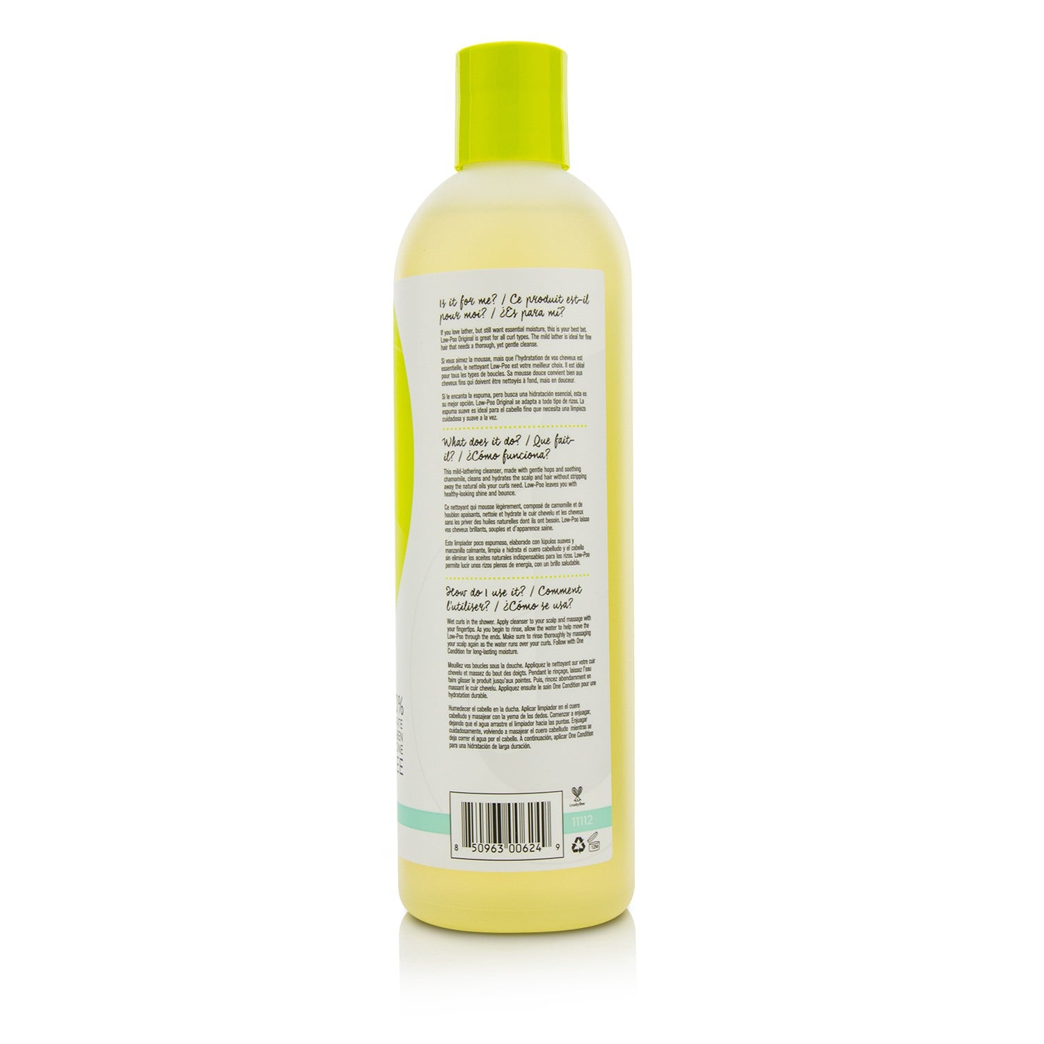 DevaCurl Low-Poo Original (Mild Lather Cleanser - For Curly Hair) 355ml/12oz