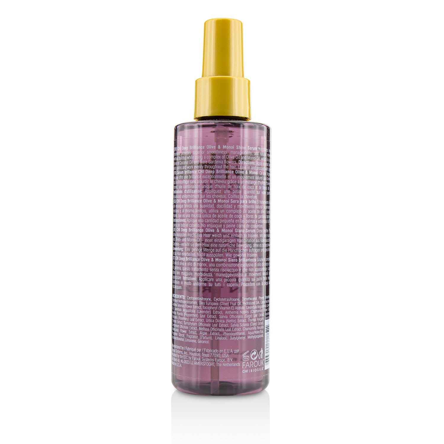 CHI Deep Brilliance Olive & Monoi Shine Serum Light Weight Leave-In Treatment 17