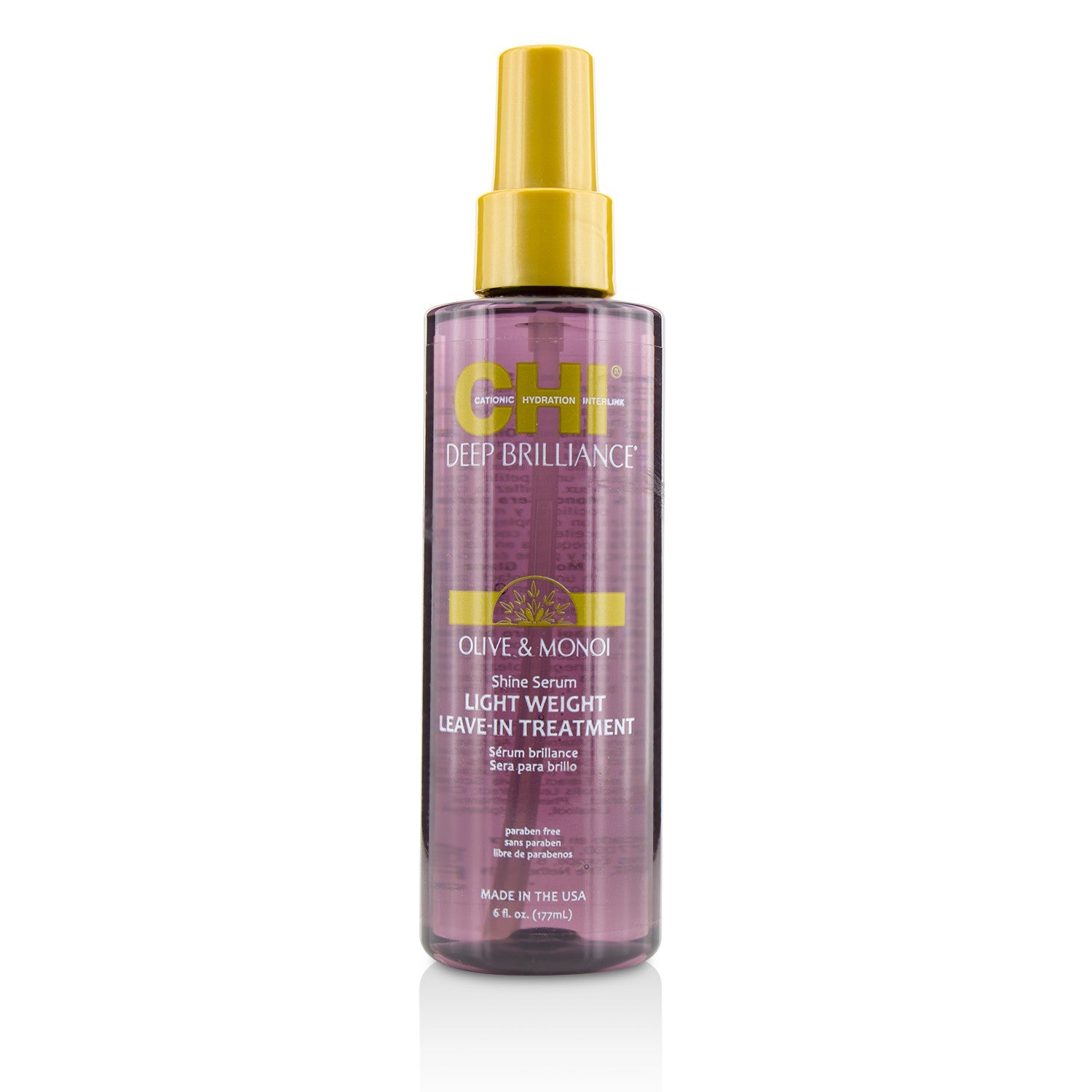 CHI Deep Brilliance Olive & Monoi Shine Serum Light Weight Leave-In Treatment 17