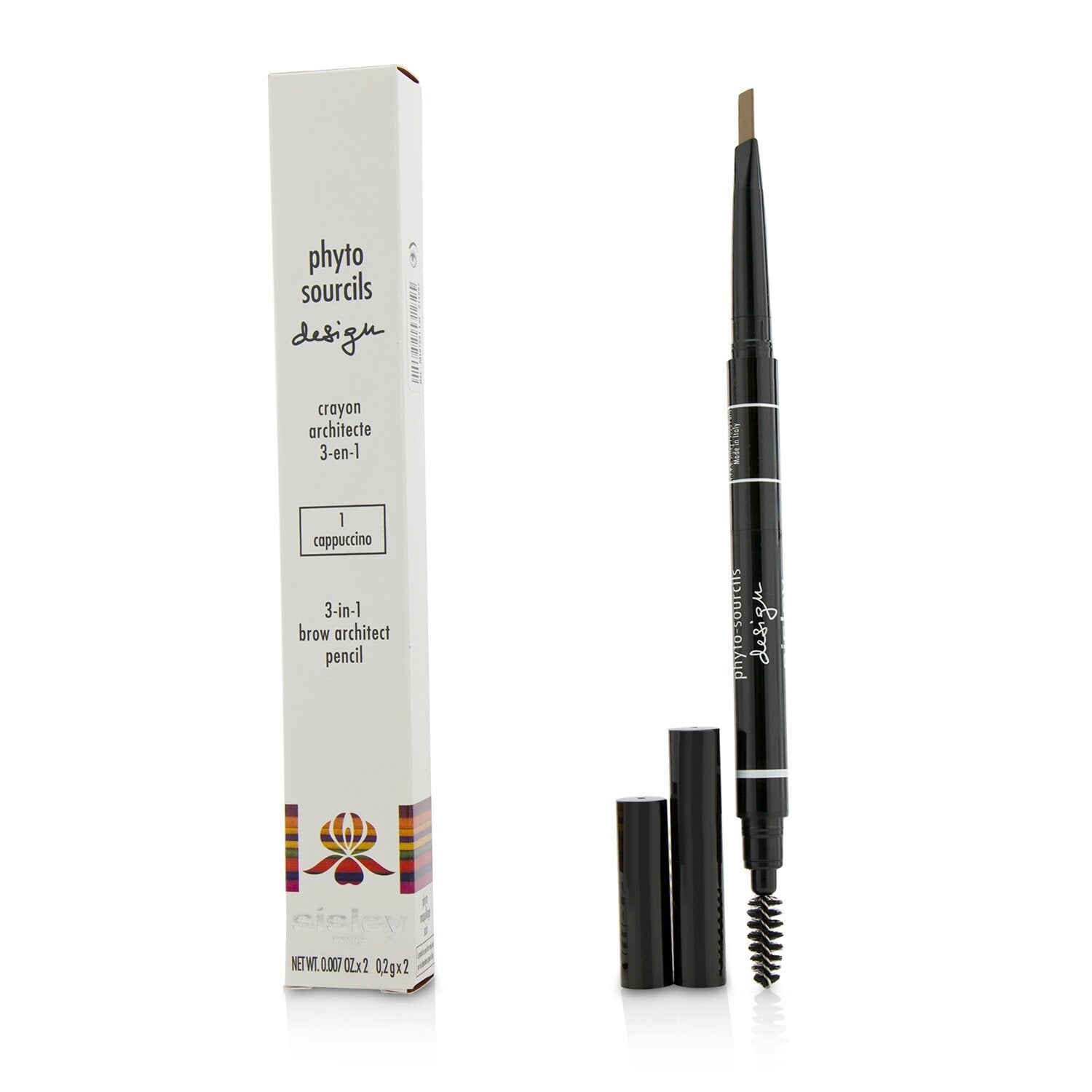 Sisley Phyto Sourcils Design 3 In 1 Brow Architect Pencil - # 1 Cappuccino 2x0.