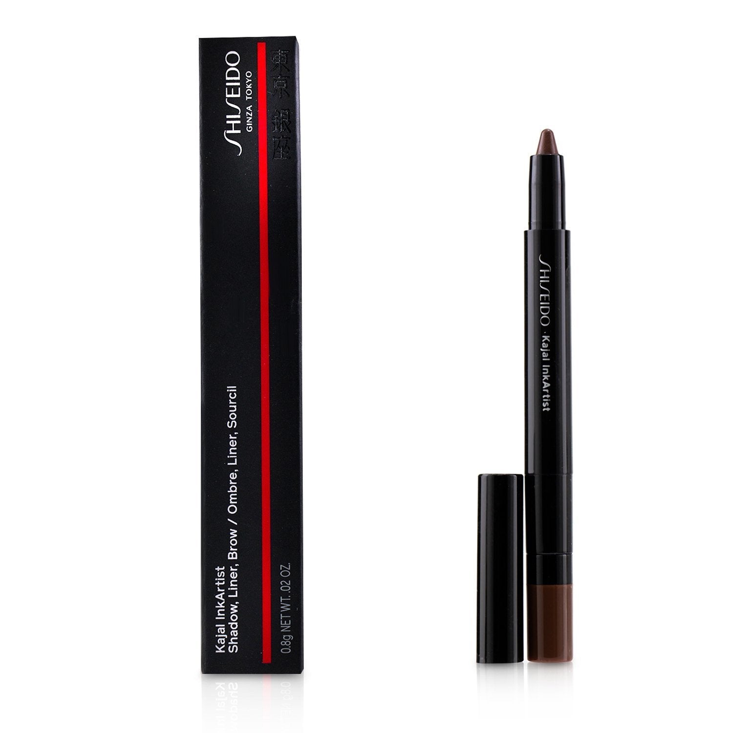 Shiseido Kajal InkArtist (Shadow, Liner, Brow) - # 01 Tea House (Brown) 0.8g/0.