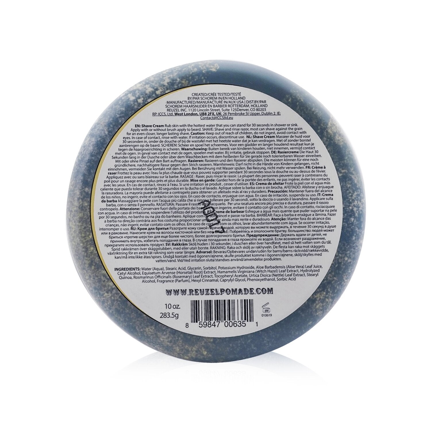 Shave Cream 283.5g/10oz