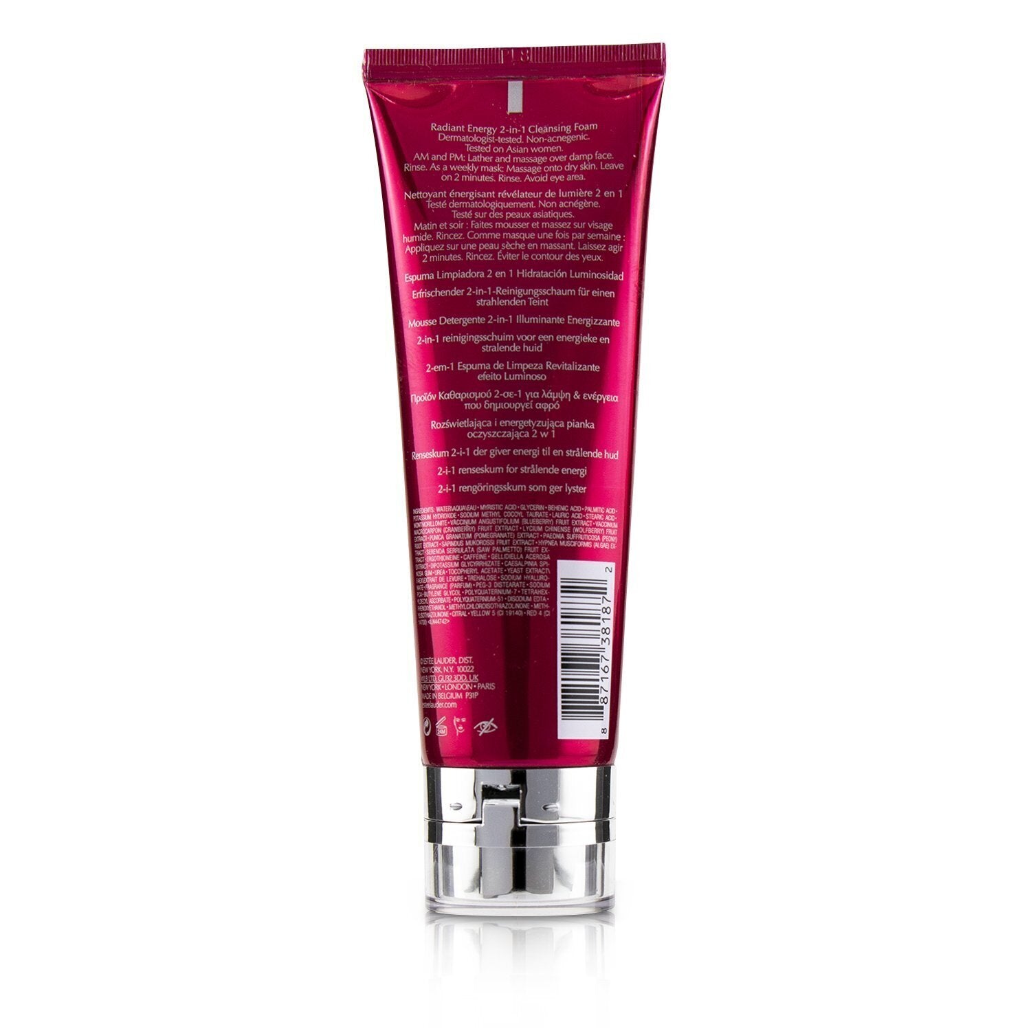 Estee Lauder Nutritious Super-Pomegranate Radiant Energy 2-In-1 Cleansing Foam 1