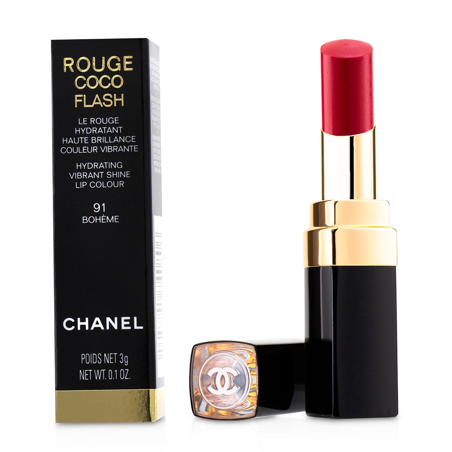 Chanel Rouge Coco Flash Hydrating Vibrant Shine Lip Colour - # 91 Boheme 3g/0.1