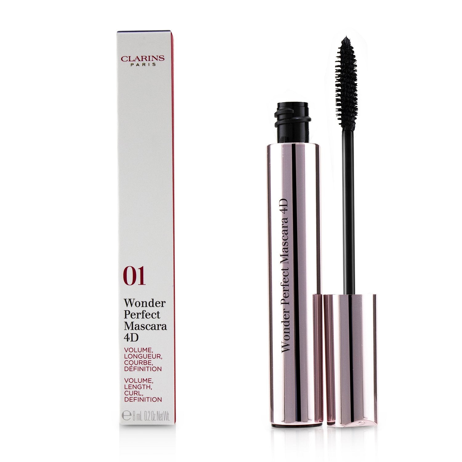 Clarins Wonder Perfect Mascara 4D - # 01 Perfect Black 8ml/0.2oz