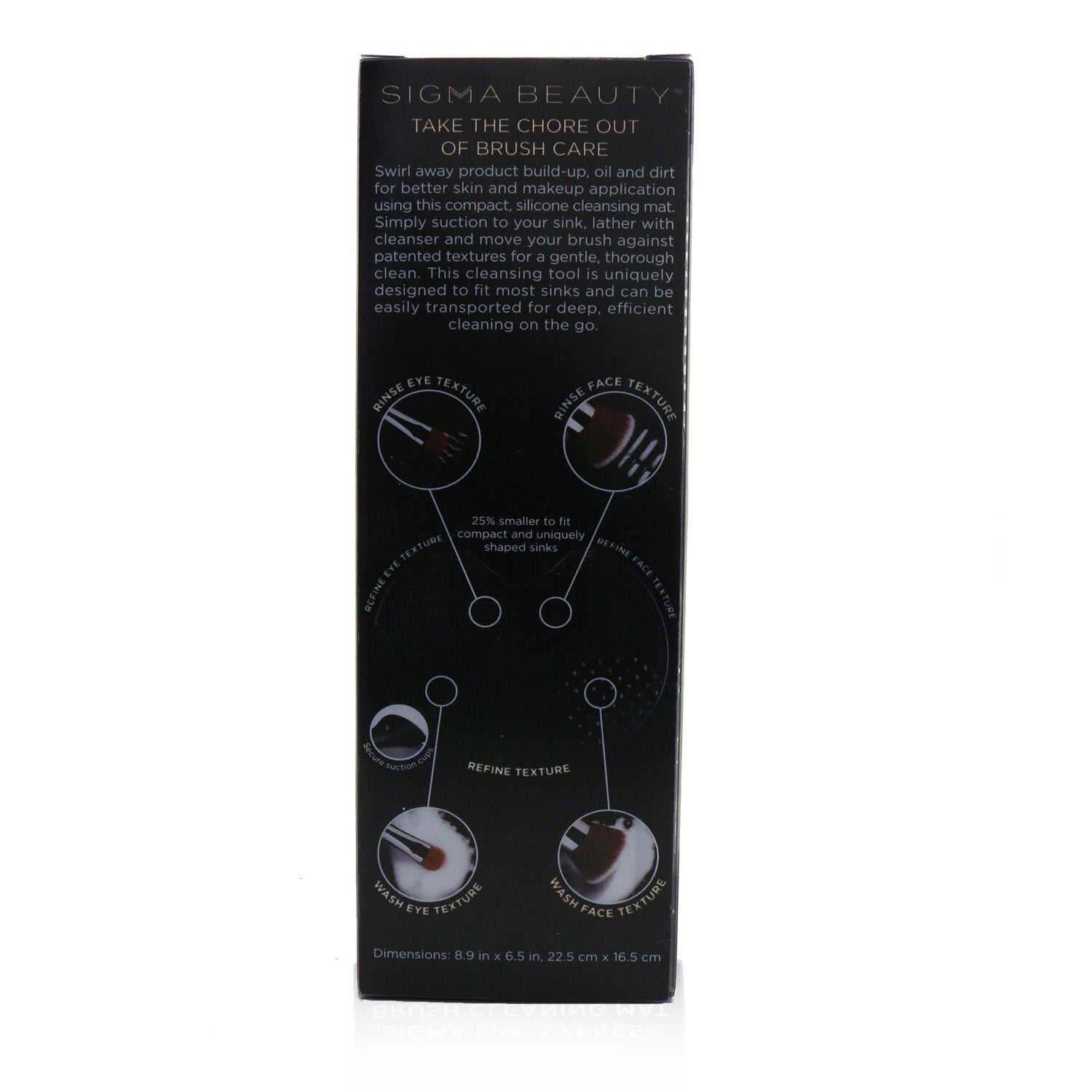 Sigma Beauty Spa Express Brush Cleaning Mat - Black -