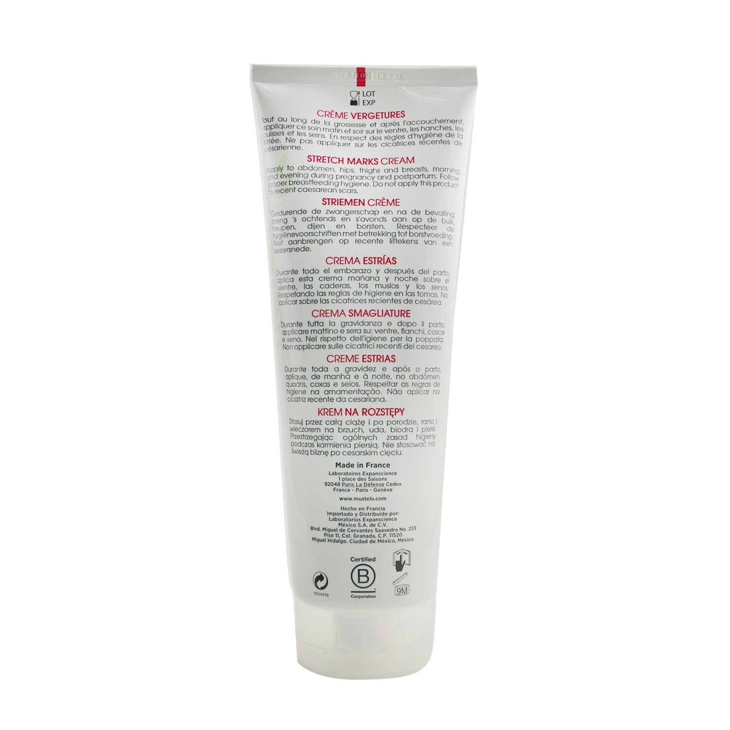 Mustela Maternite 3 In 1 Stretch Marks Cream (Fragranced) 250ml/8.45oz