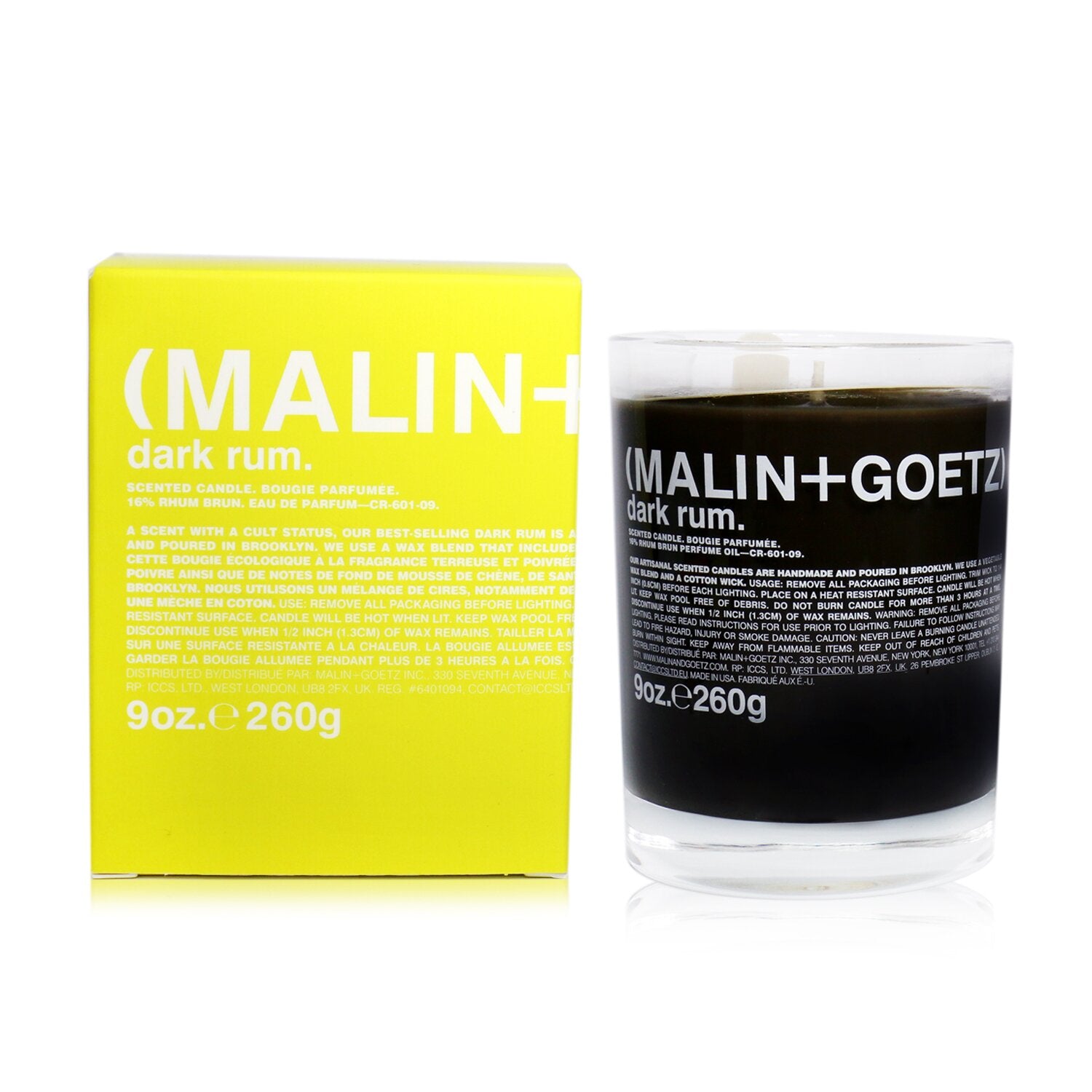 MALIN+GOETZ Scented Candle - Dark Rum 260g/9oz