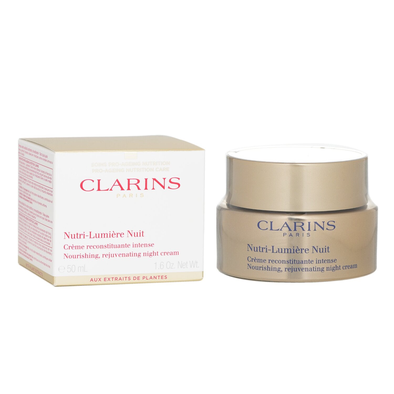 Clarins Nutri-Lumiere Nuit Nourishing, Rejuvenating Night Cream 50ml/1.6oz