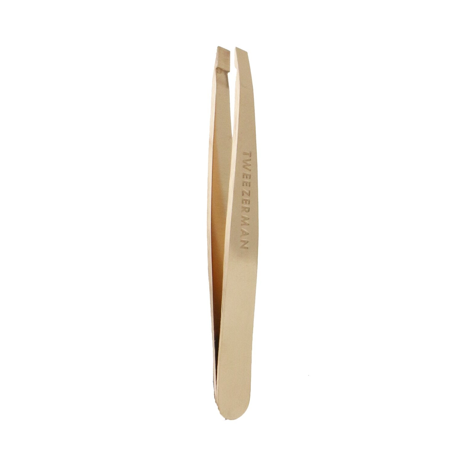 Tweezerman Mini Slant Tweezer With Case - Rose Gold (Studio Collection) -