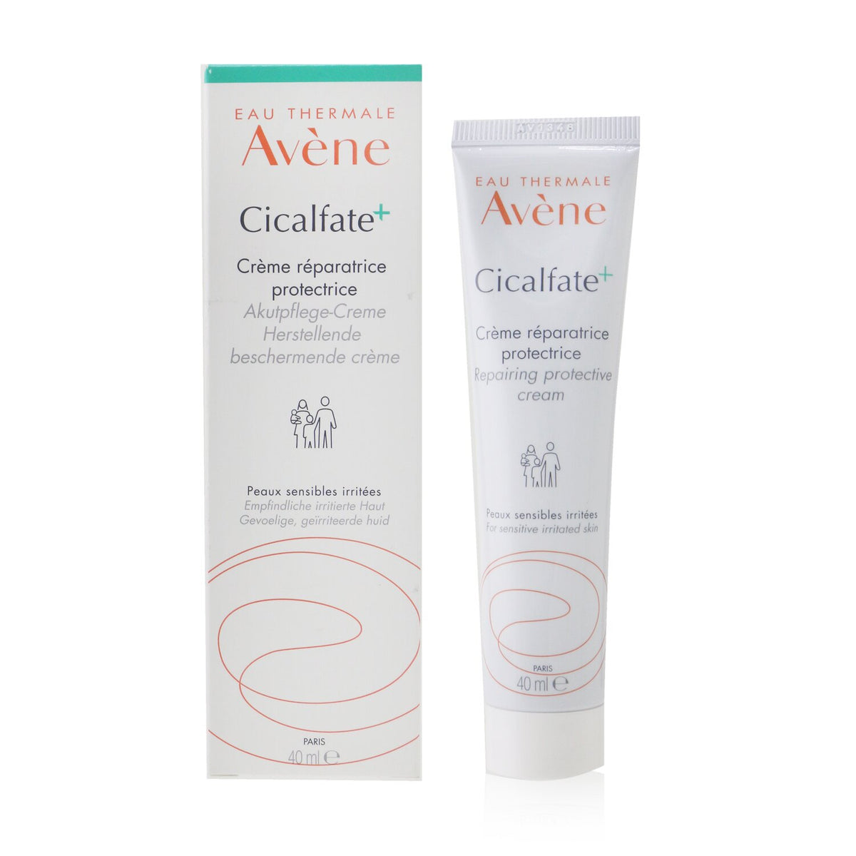 Avene Cicalfate+ Repairing Protective Cream - For Sensitive Irritated Skin 40ml/