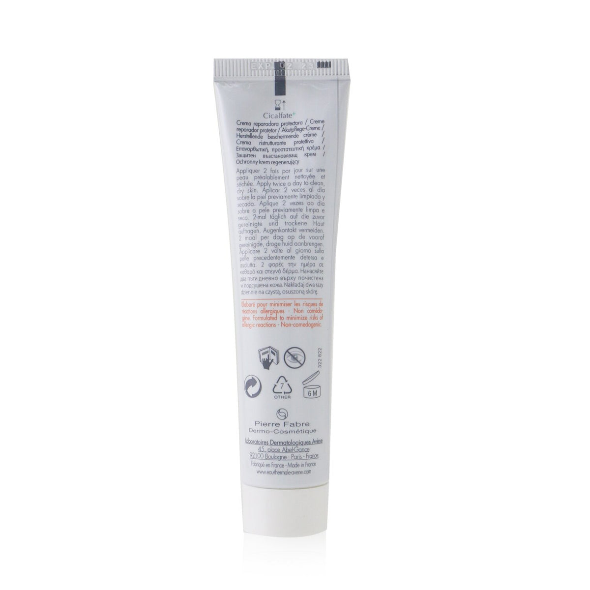 Avene Cicalfate+ Repairing Protective Cream - For Sensitive Irritated Skin 40ml/