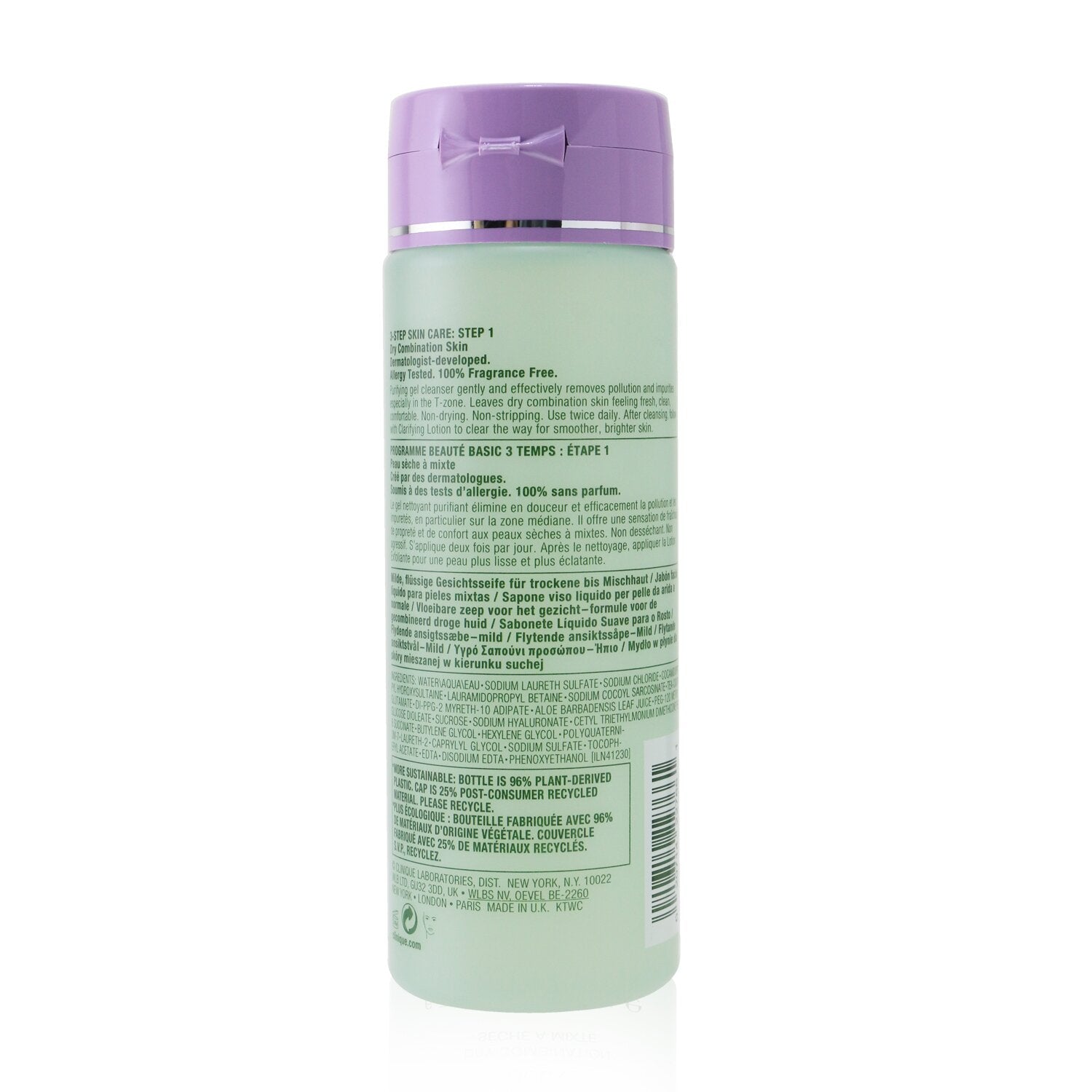 Clinique All About Clean Liquid Facial Soap Mild - Dry Combination Skin 200ml/6.