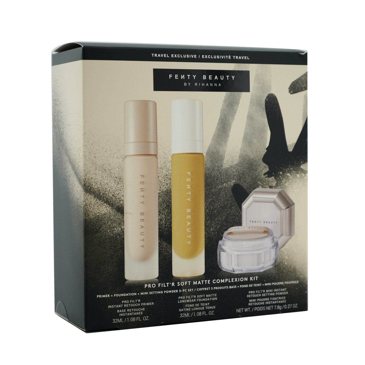 Fenty Beauty by Rihanna Pro Filt'R Soft Matte Complexion Kit: Foundation 32ml +