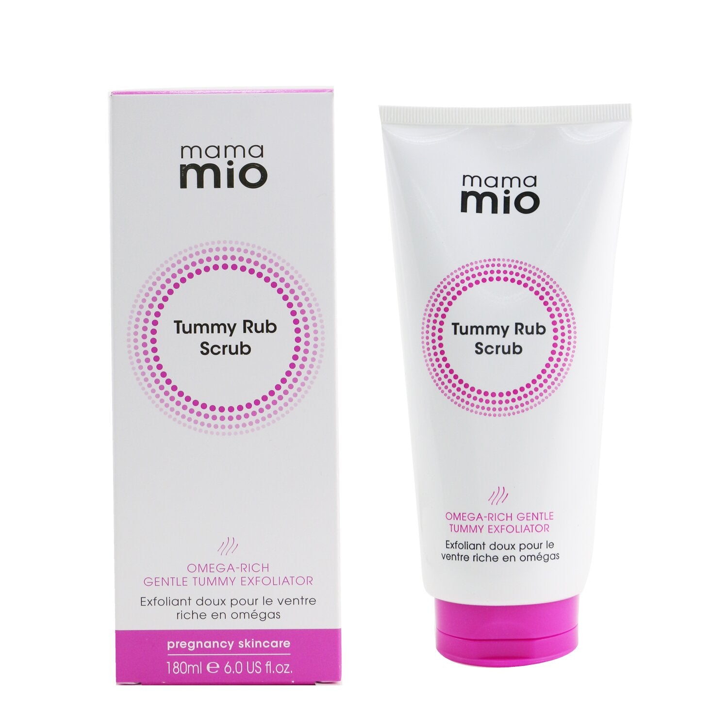 Mama Mio Tummy Rub Scrub - Omega-Rich Gentle Tummy Exfoliator 180ml/6oz