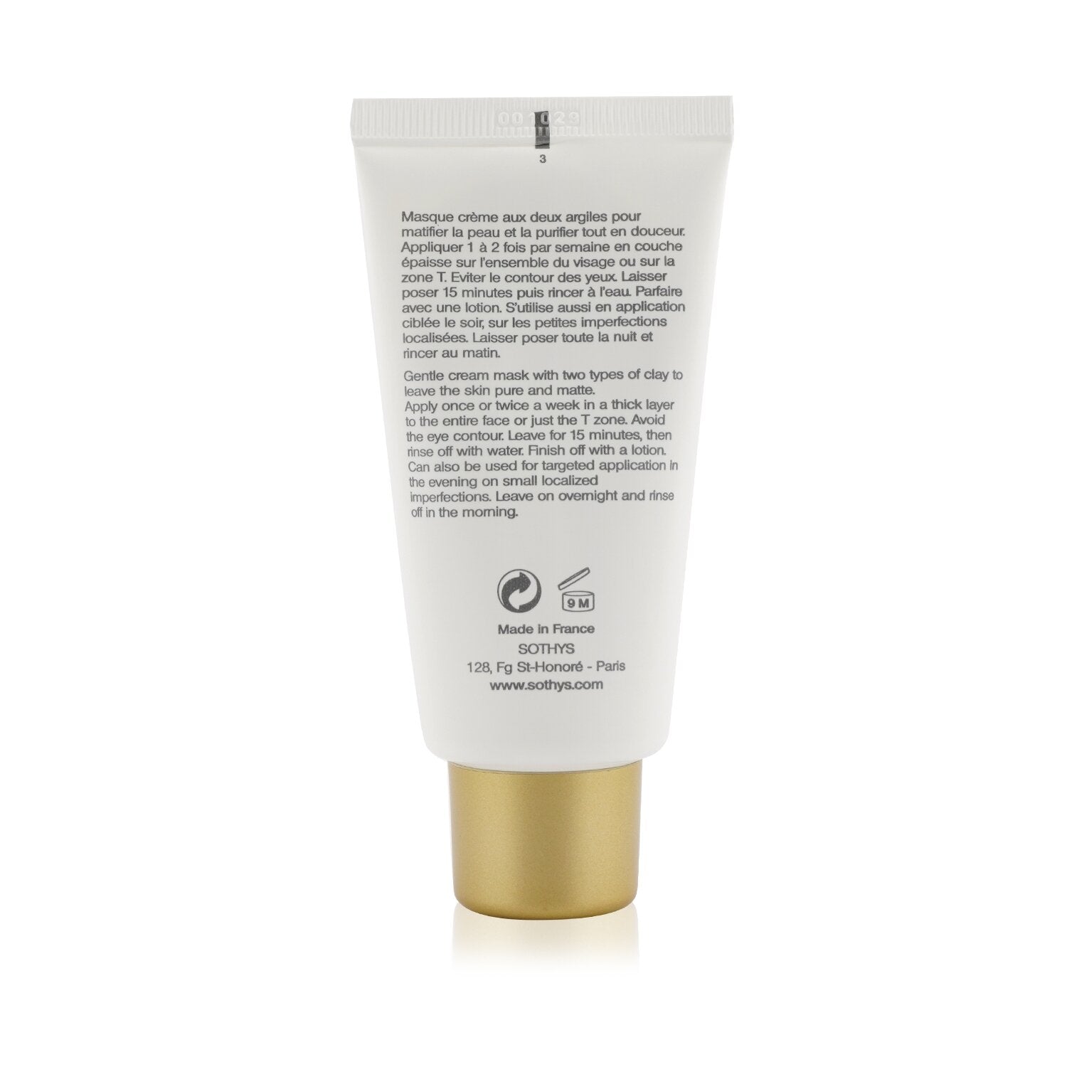 Sothys Purifying Two-Clay Mask 50ml/1.69oz