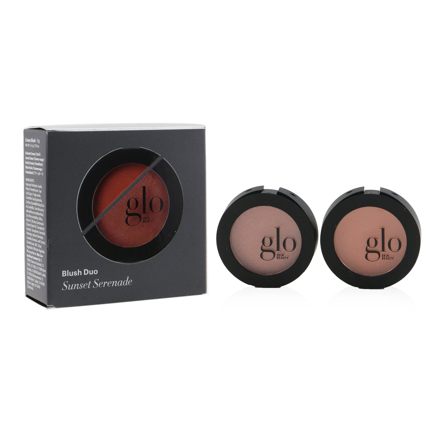 Glo Skin Beauty Blush Duo (1x Blush + 1x Cream Blush) - # Sunset Serenade 2x3.4g