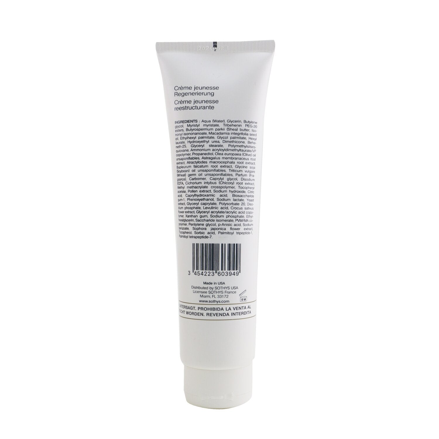 Sothys Restructuring Youth Cream (Salon Size) 150ml/5.07oz