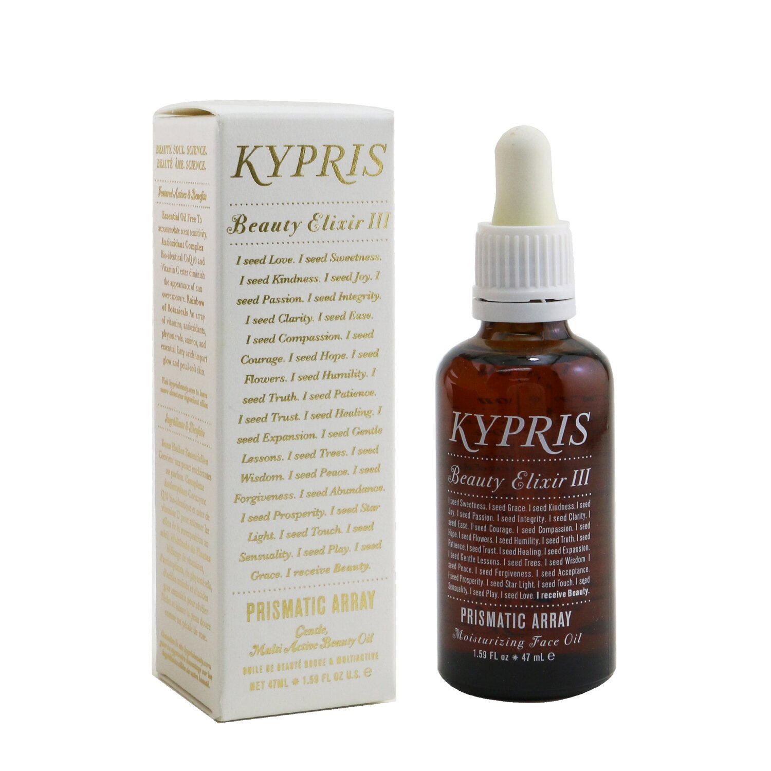 Kypris Beauty Elixir III - Gentle, Multi Active Beauty Oil (With Prismatic Arra