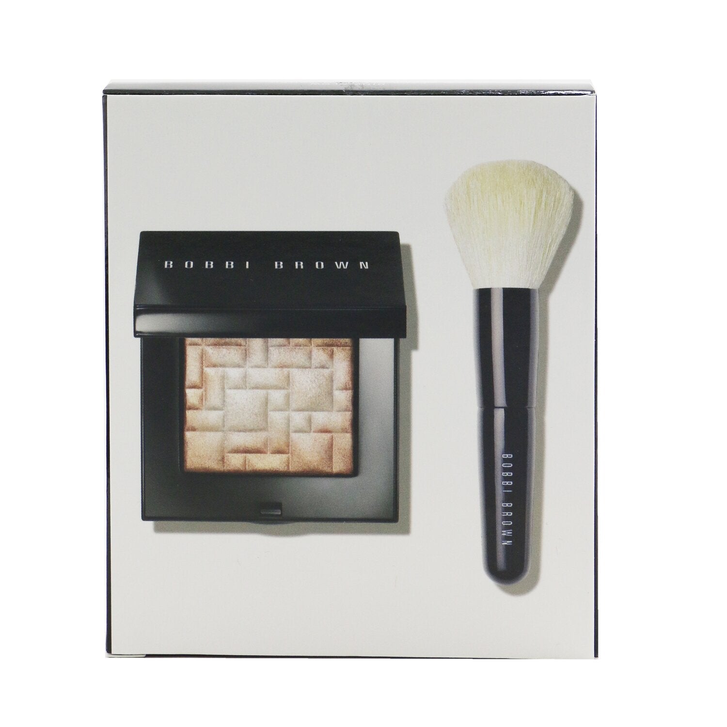 Bobbi Brown Highlighting Powder Set (1x Highlighting Powder + 1x Mini Face Brush