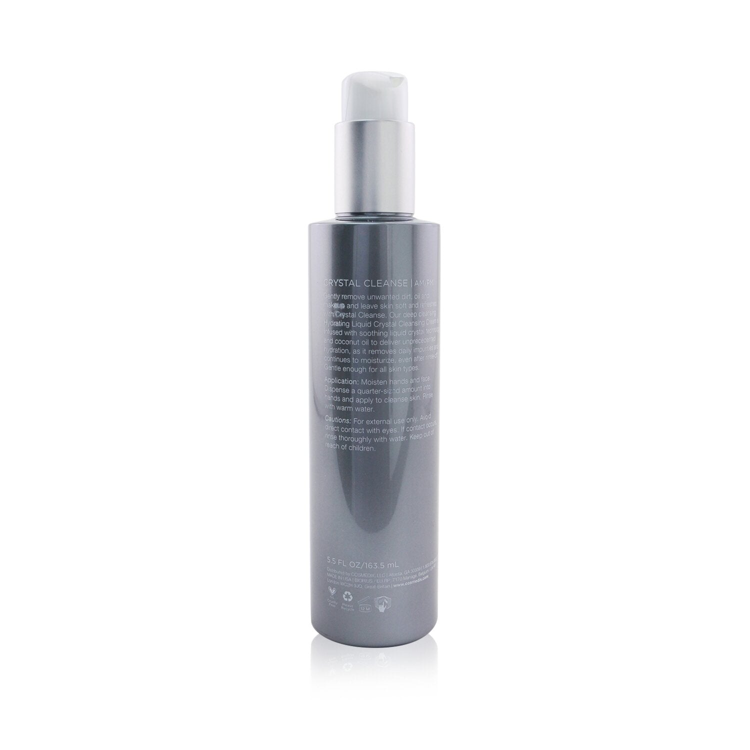 CosMedix Crystal Cleanse Hydrating Liquid Crystal Cleansing Cream 163.5ml/5.5oz