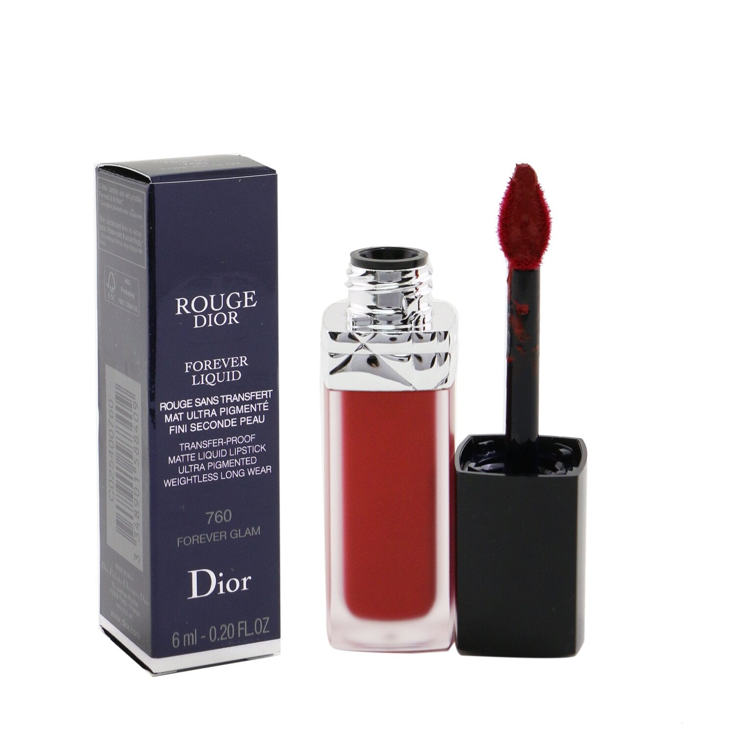 Christian Dior Rouge Dior Forever Matte Liquid Lipstick - # 760 Forever Glam 6ml