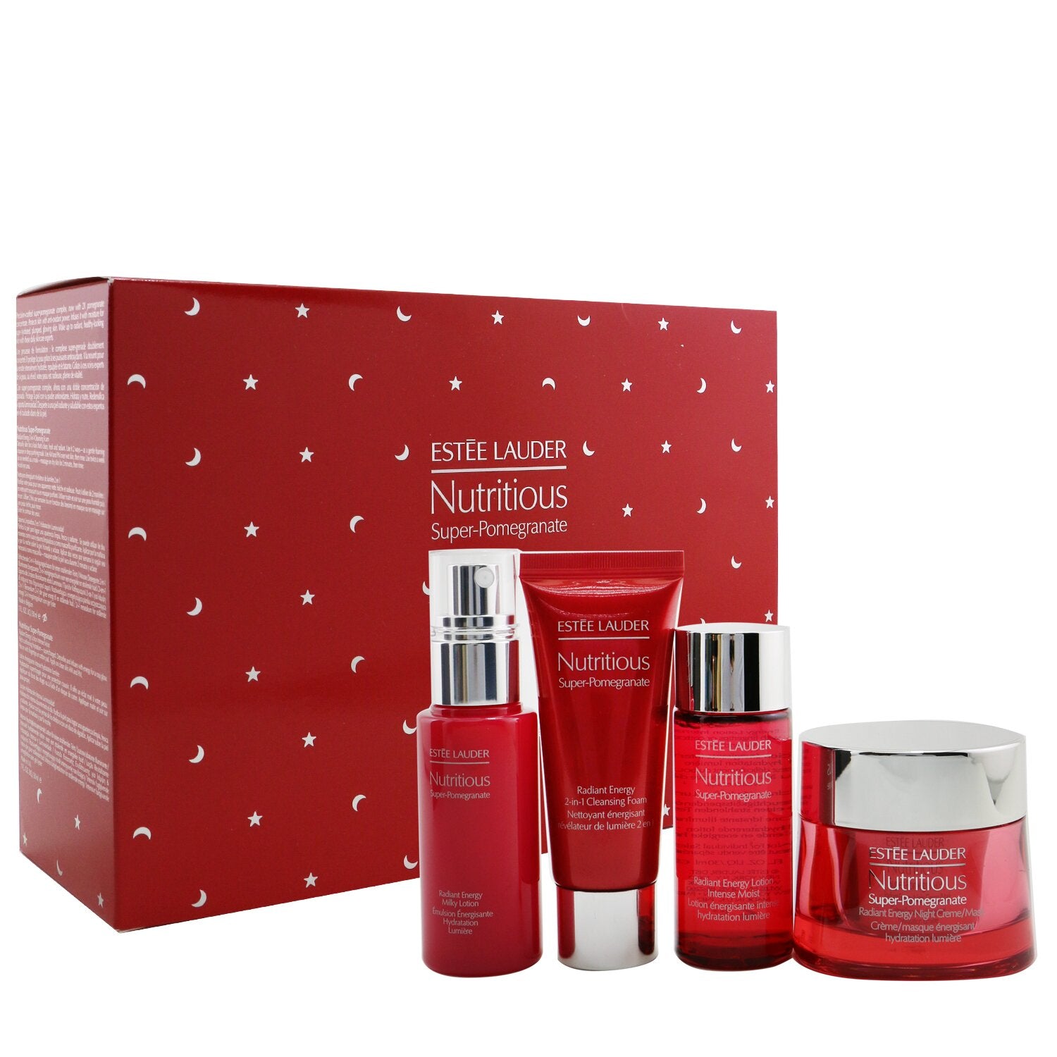 Estee Lauder Nutritious Super-Pomegranate Nourish All Night Set: Night Creme+ Mi