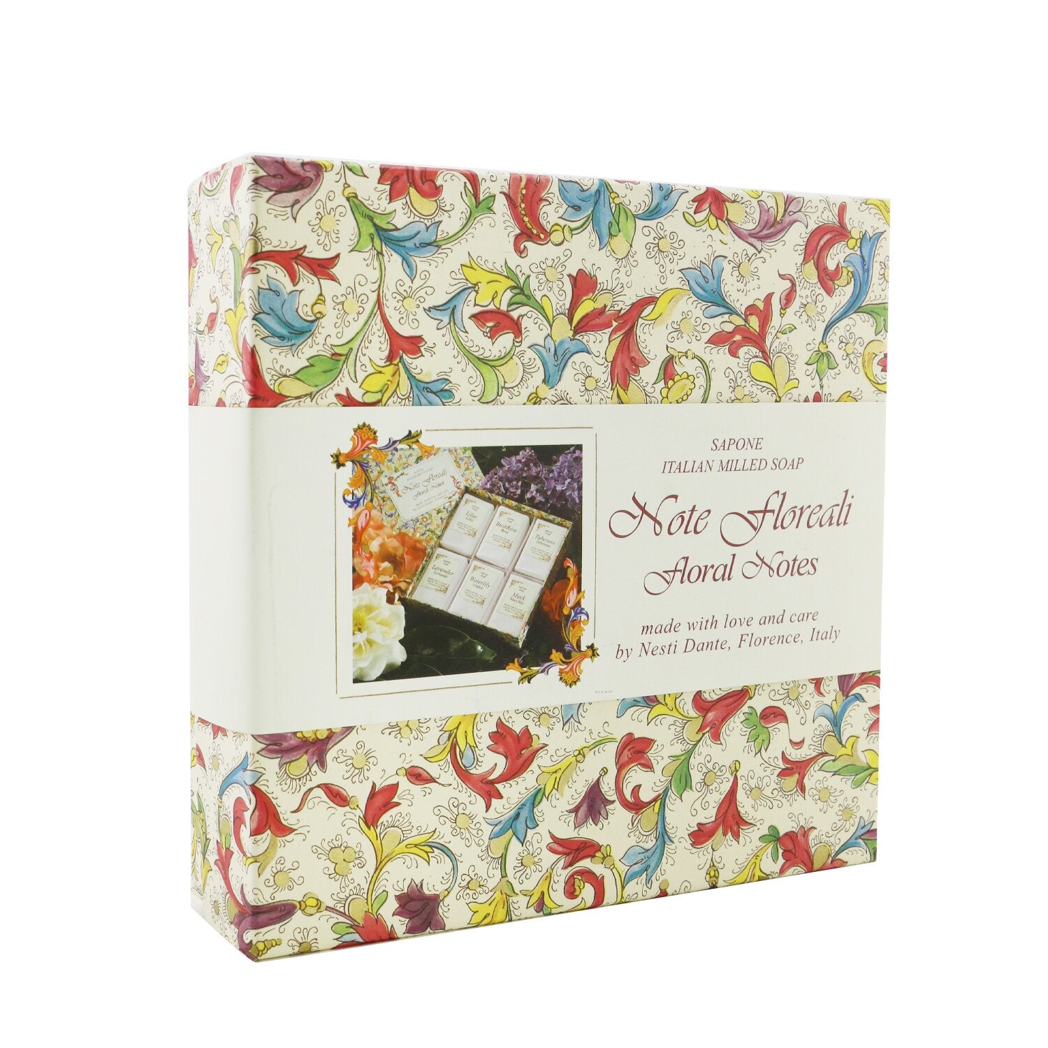 Nesti Dante Floral Notes Soap Set: (Lilac + BushRose + Tuberose + Lavender+ Wate
