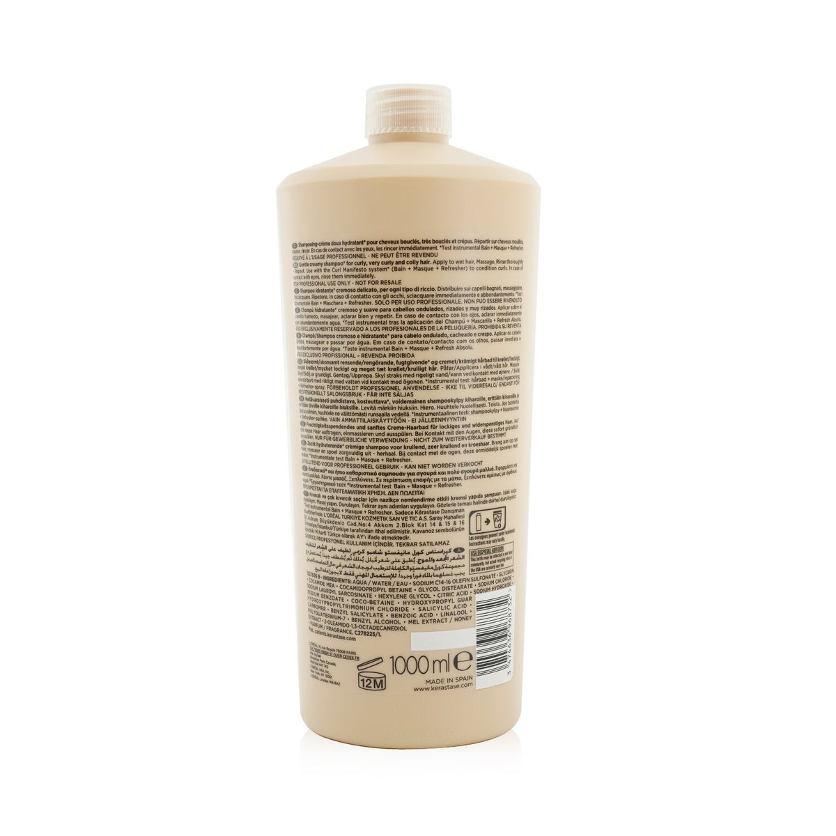 Kerastase Curl Manifesto Bain Hydratation Douceur Shampoo Gentle Creamy Shampoo