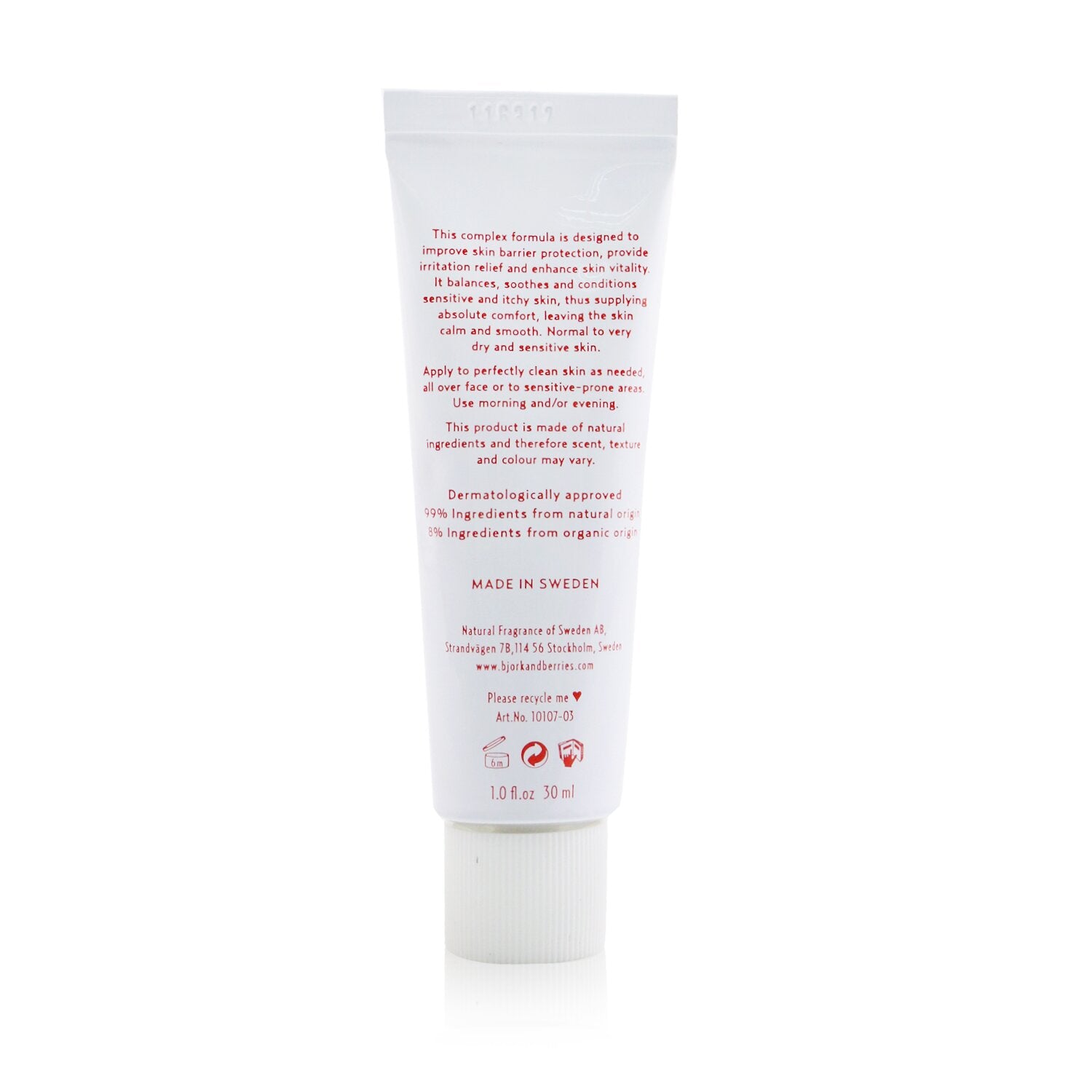 Bjork & Berries Rescue Cream 30ml/1oz