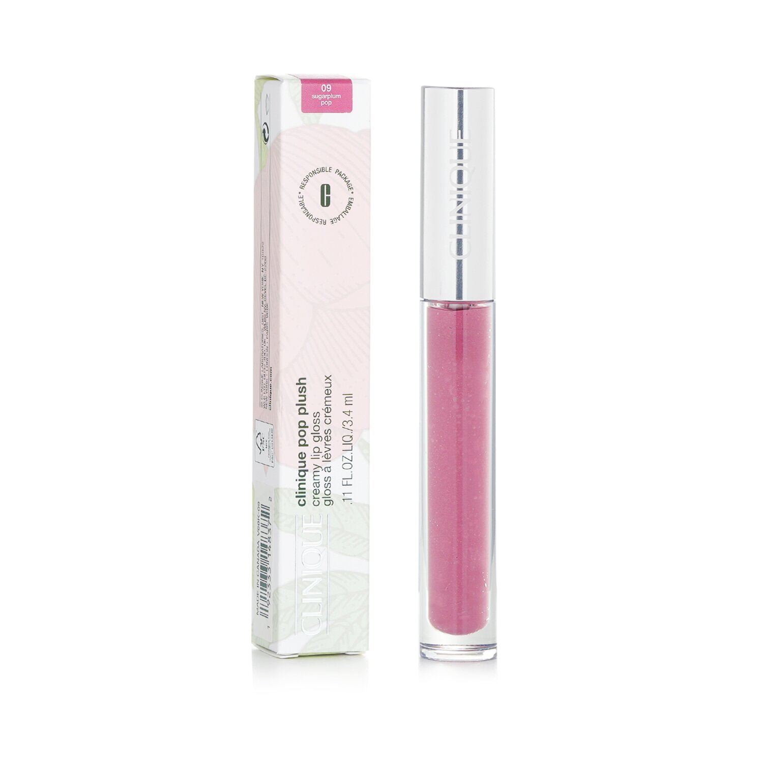 Clinique Pop Plush Creamy Lip Gloss - # 09 Sugerplum Pop 3.4ml/0.11oz