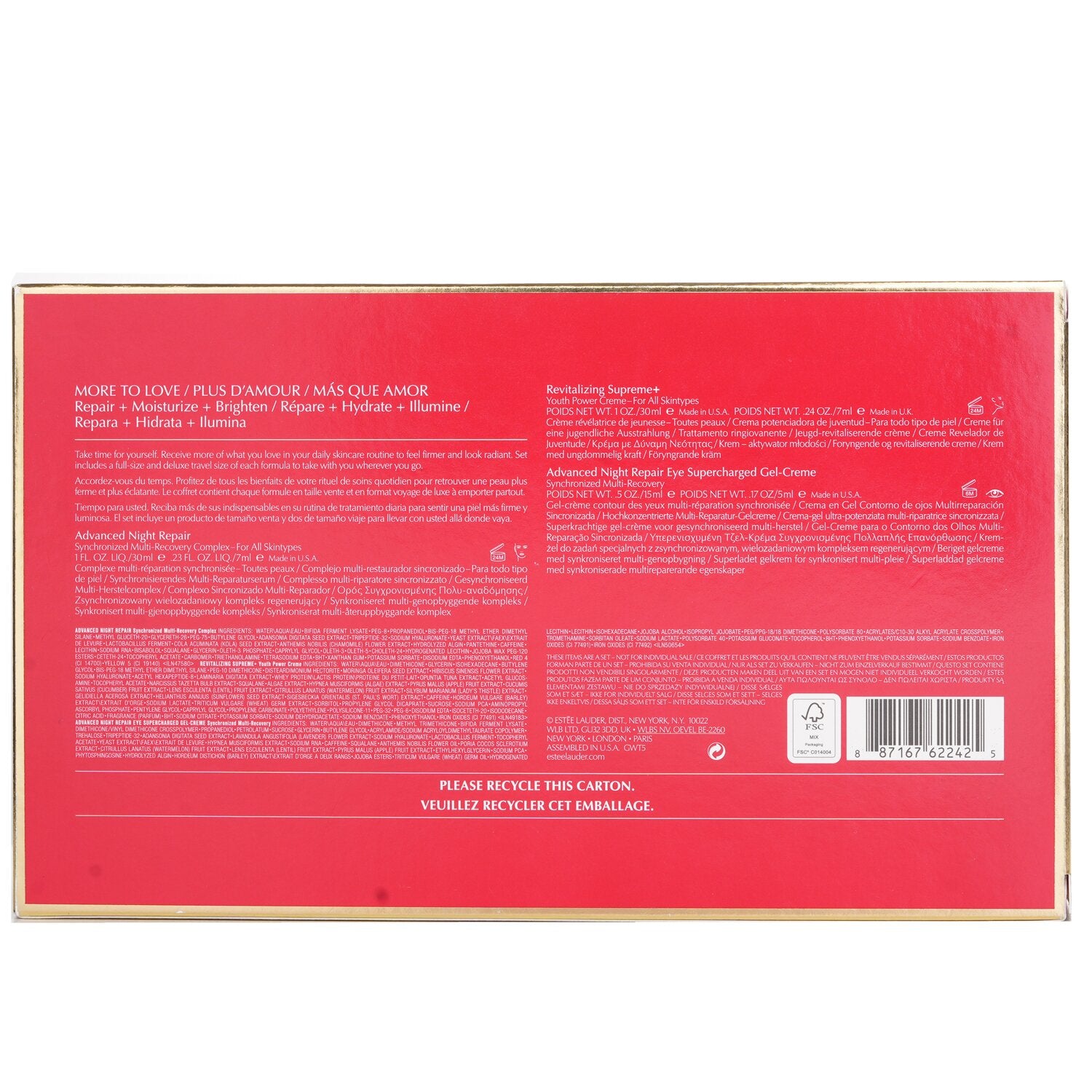 Estee Lauder More Of What You Love Coffret: ANR (30ml + 7ml) + Eye Cream (15ml +