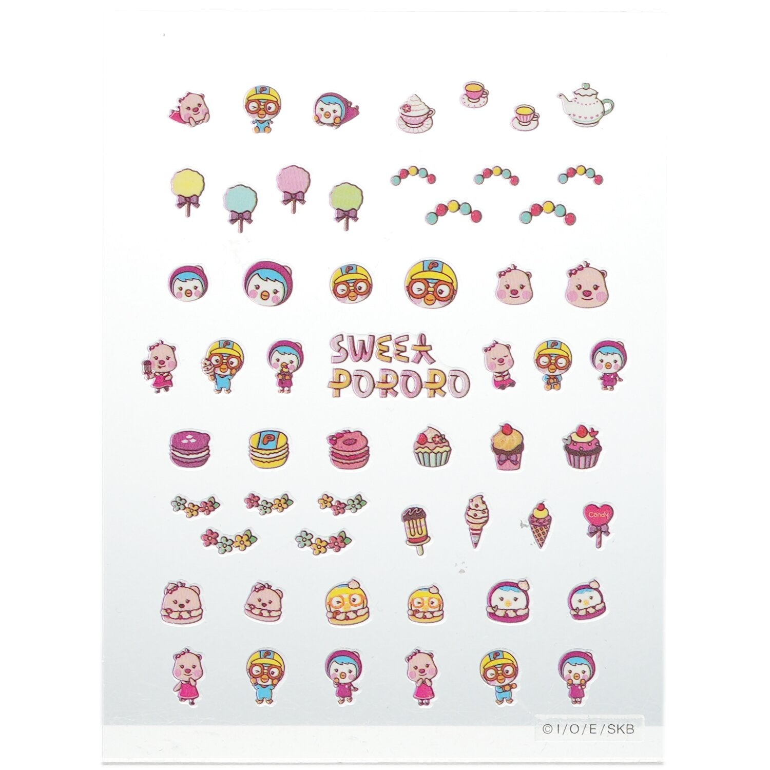 April Korea Pororo Nail Sticker - # PR 08 1pack