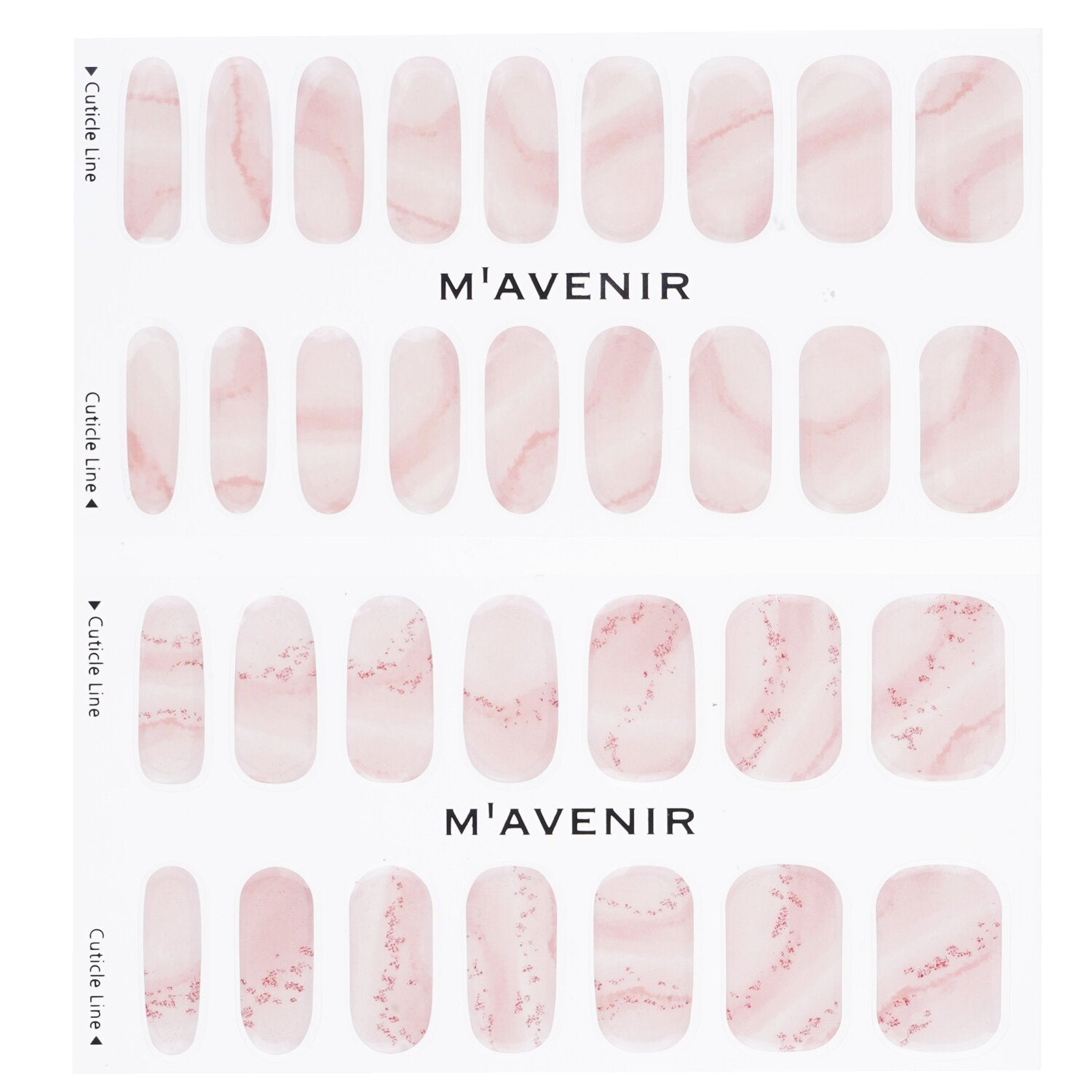 Mavenir Nail Sticker (Pink) - # Pink Planet Nail 32pcs