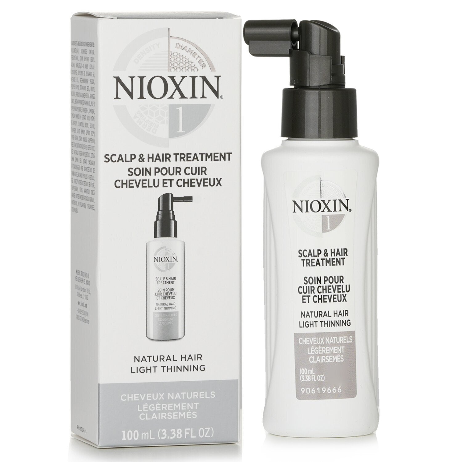 Nioxin Diameter System 1 Scalp & Hair Treatment (Natural Hair, Light Thinning)