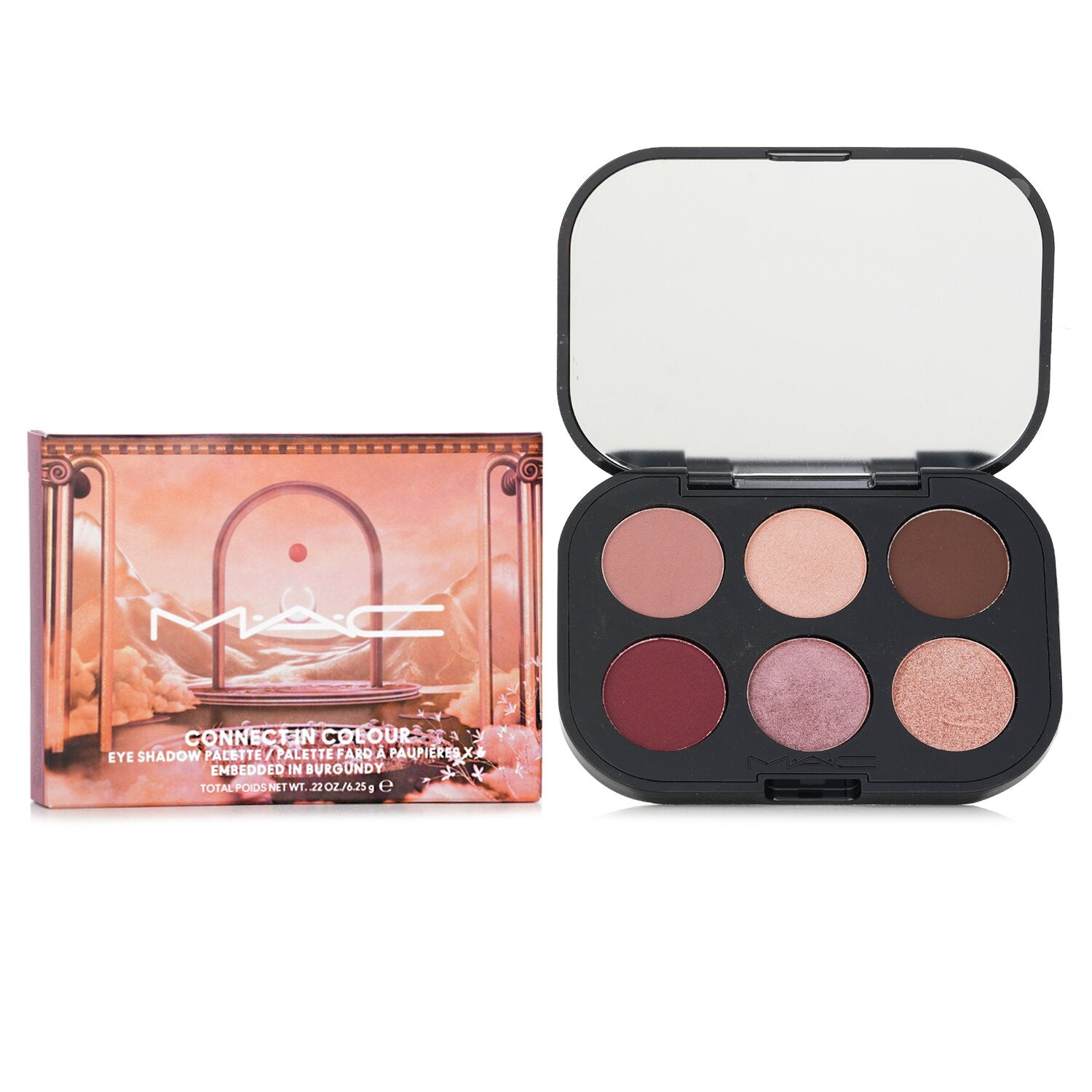 MAC Connect In Colour Eye Shadow Palette (6x Eyeshadow) - # Embedded In Burgundy