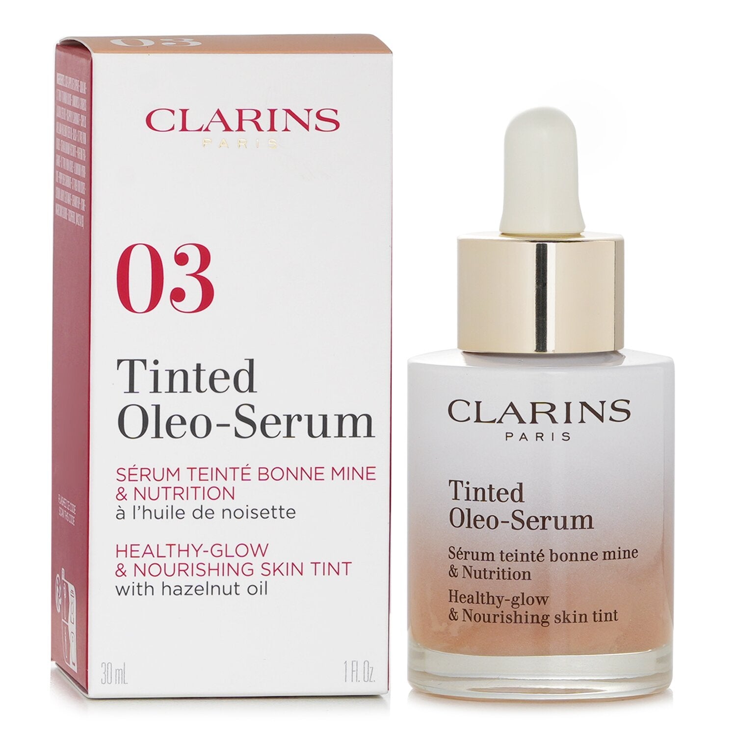 Clarins Tinted Oleo Serum Healthy Glow & Nourishing Tint Liquid Foundation - # 0