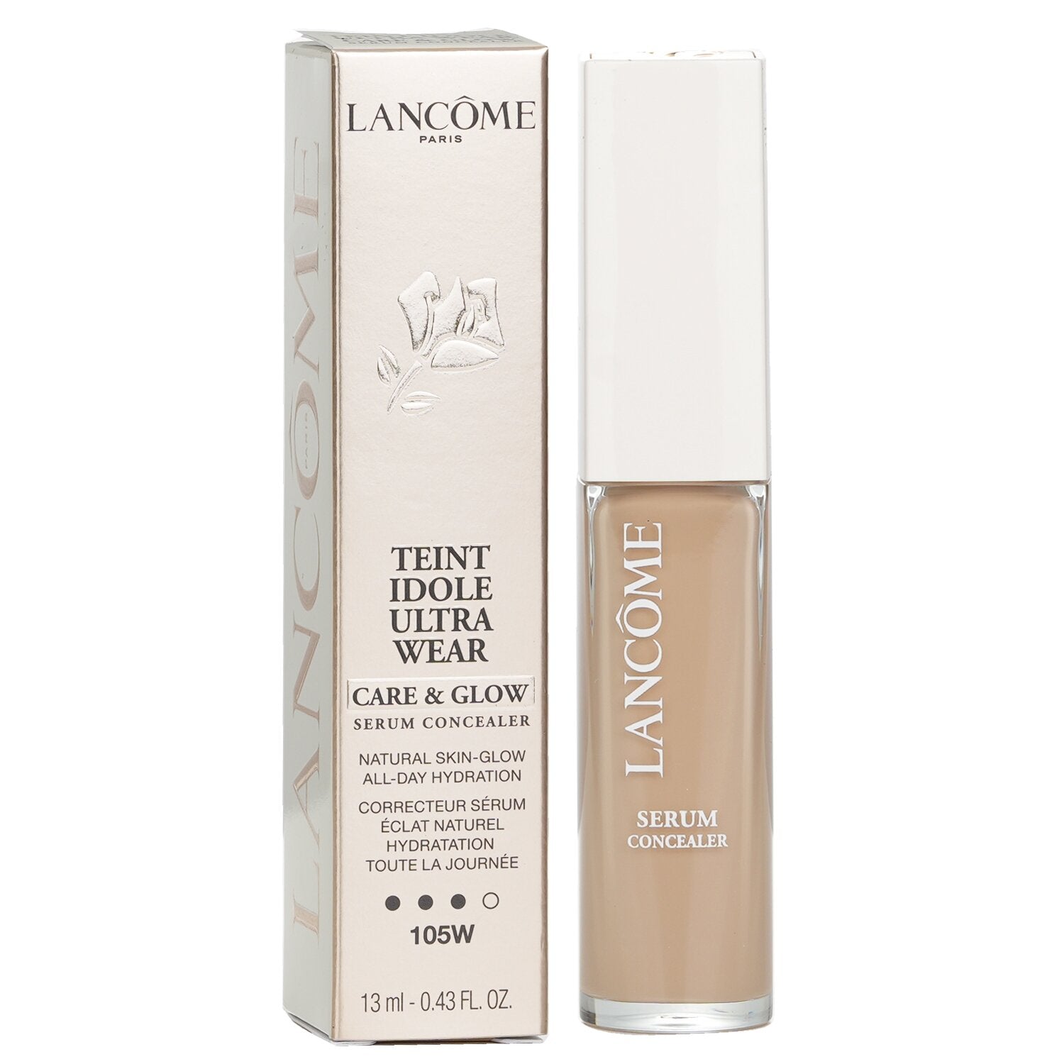 Lancome Teint Idole Ultra Wear Care & Glow Serum Concealer - # 105W 13ml/0.43oz