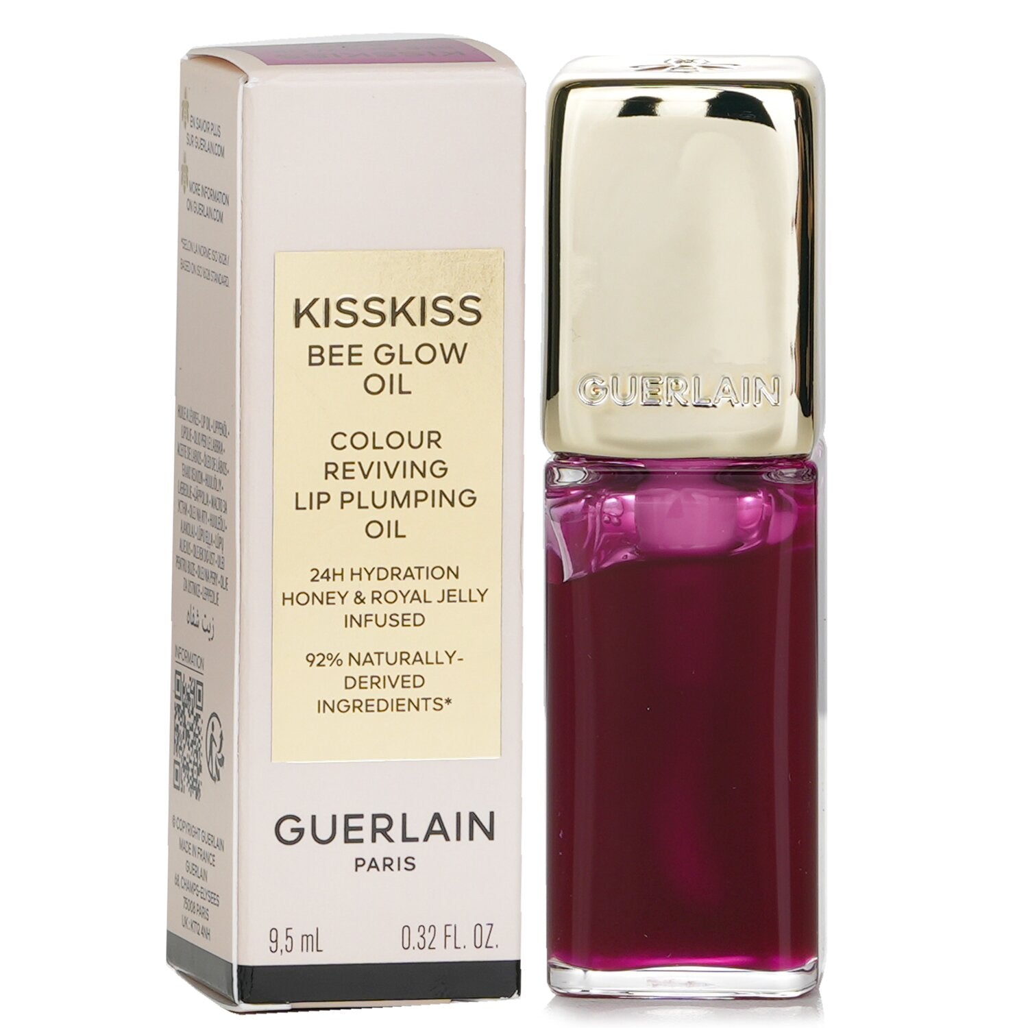 Guerlain KissKiss Bee Glow Oil Colour Reviving Lip Plumping Oil - # 809 Lavender
