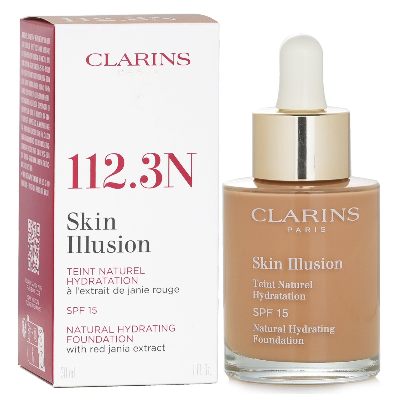 Clarins Skin Illusion Natural Hydrating Foundation SPF 15 #112.3N 30ml/1oz