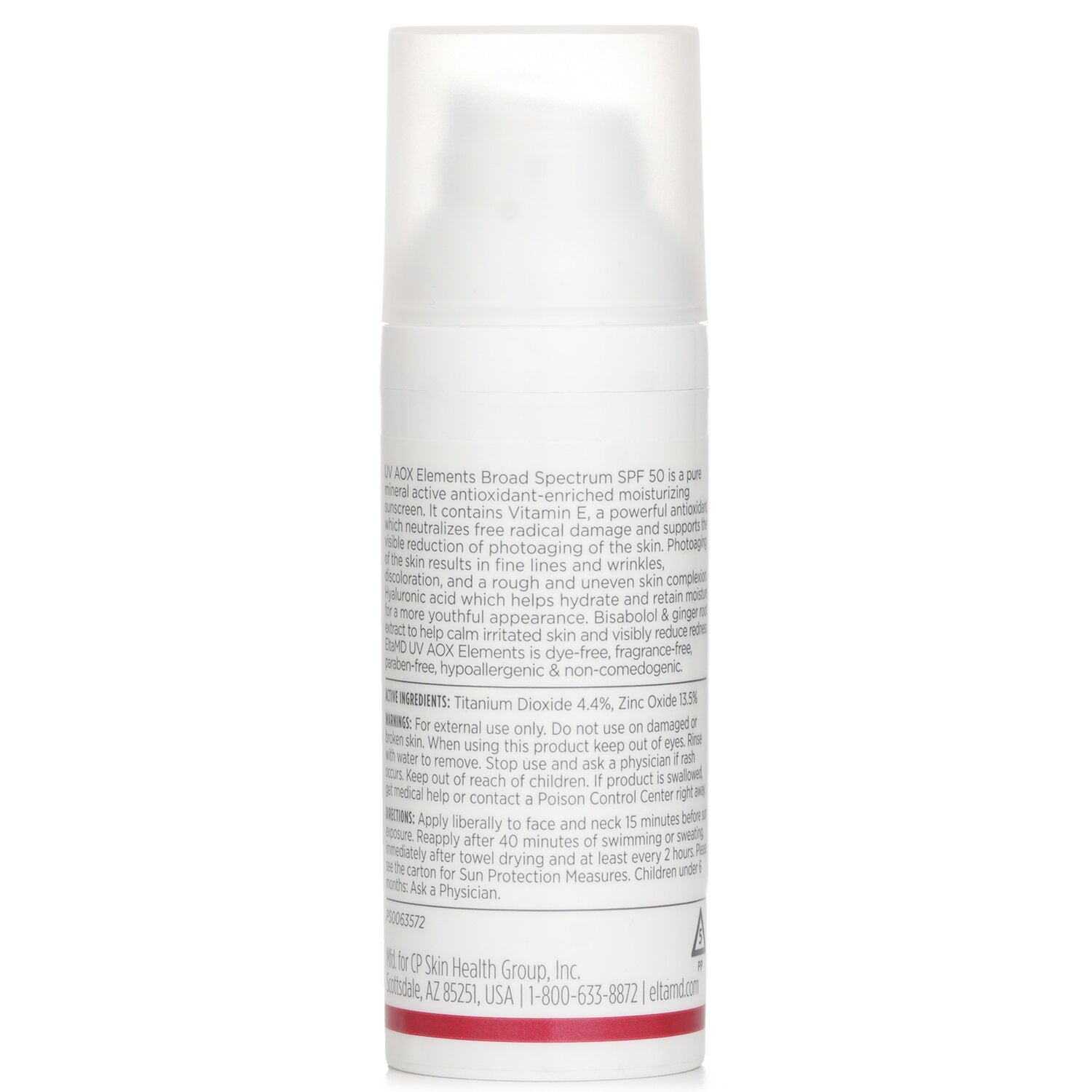 EltaMD UV AOX Elements Tinted Mineral Face Sunscreen SPF 50 48g/1.7oz