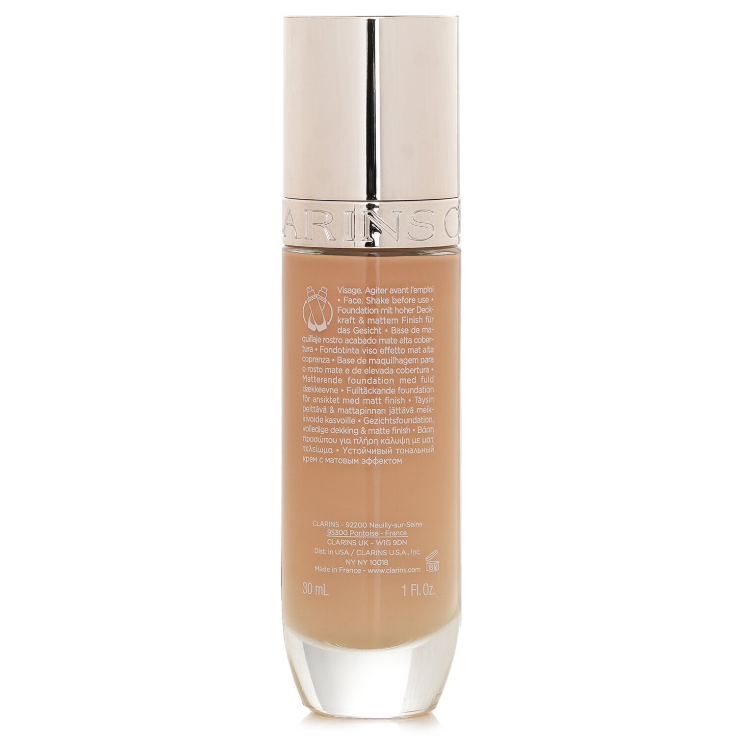 Clarins Skin Illusion Full Coverage Foundation - # 108.5W 30ml